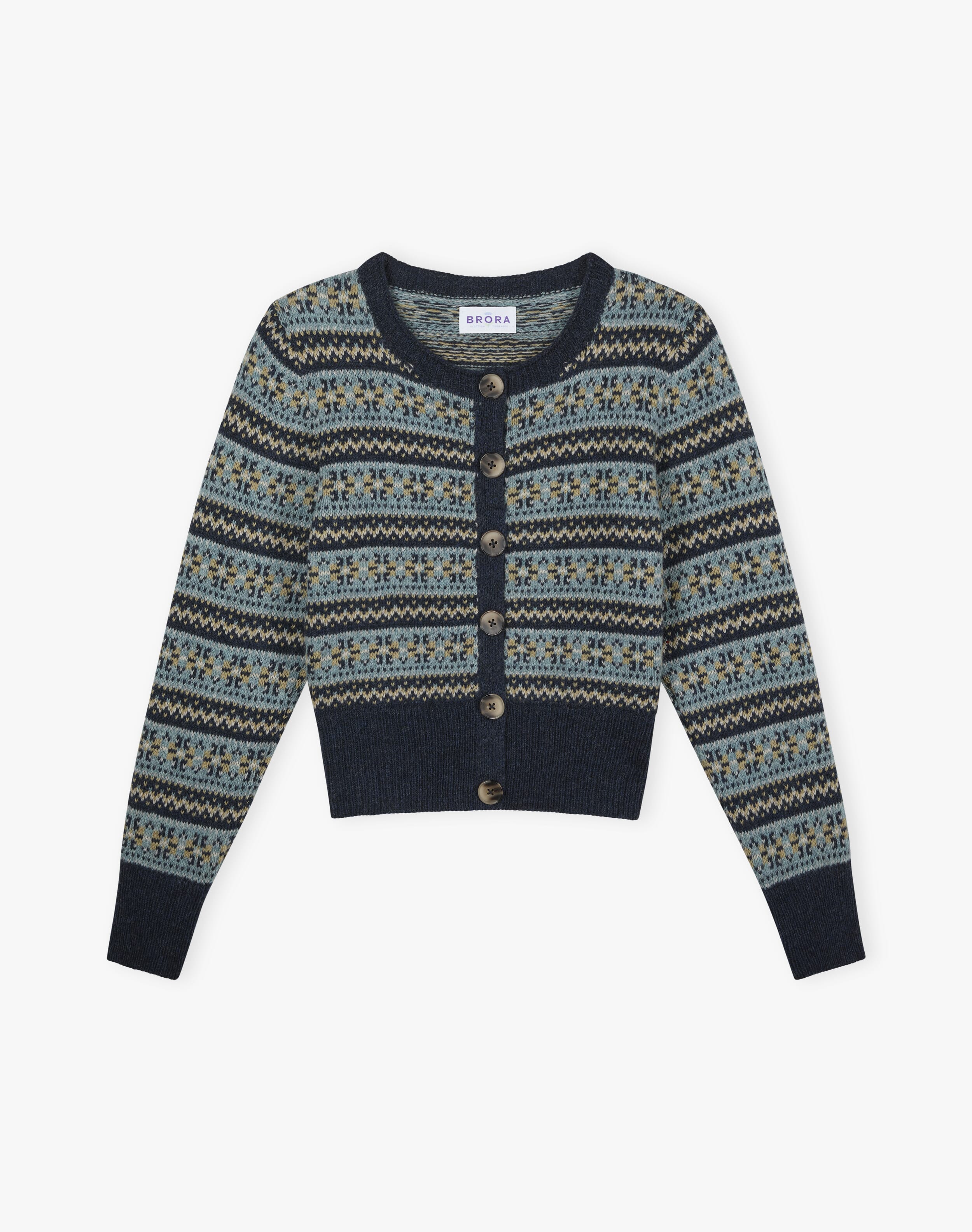 Wool Fair Isle Cardigan