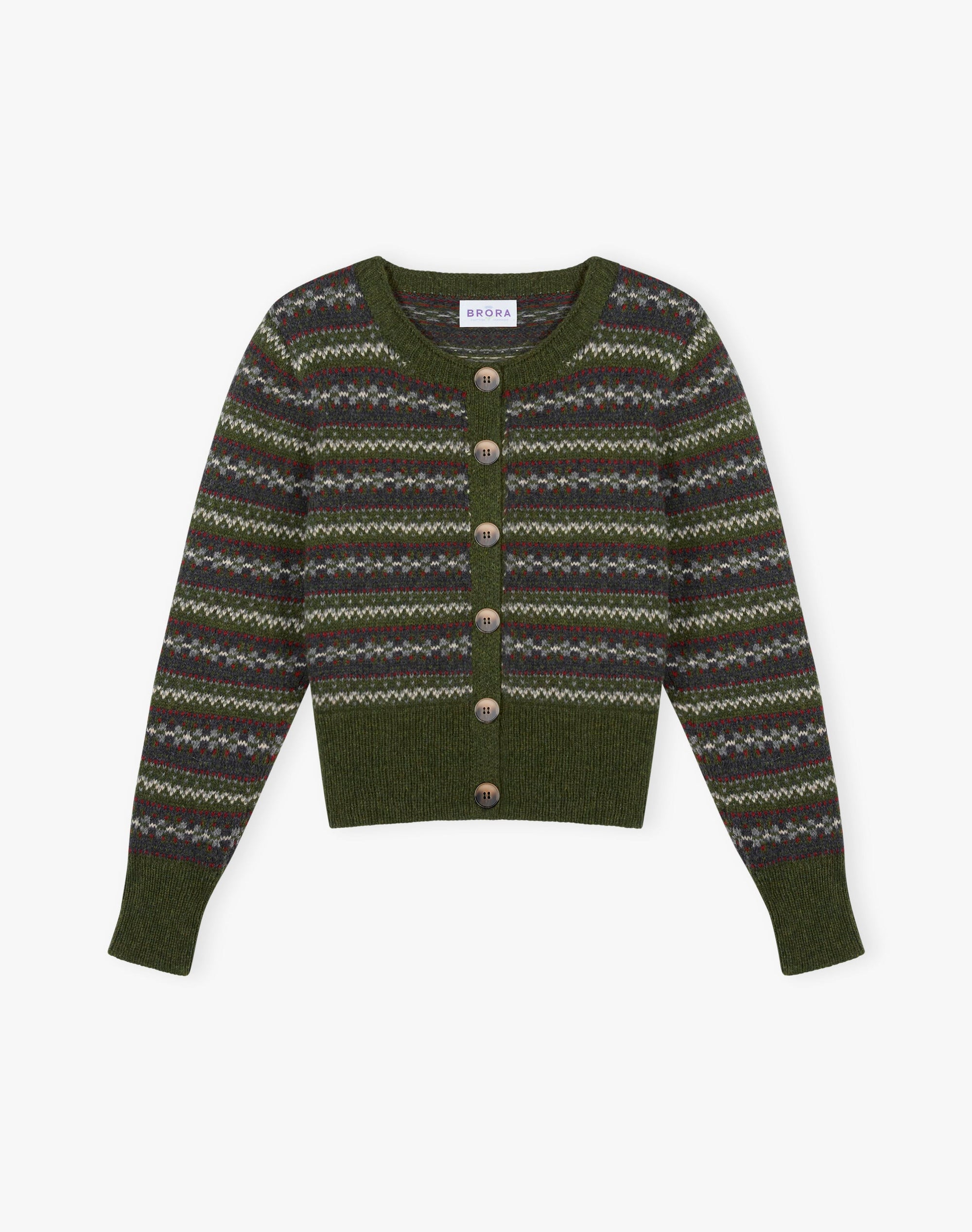 Wool Fair Isle Cardigan