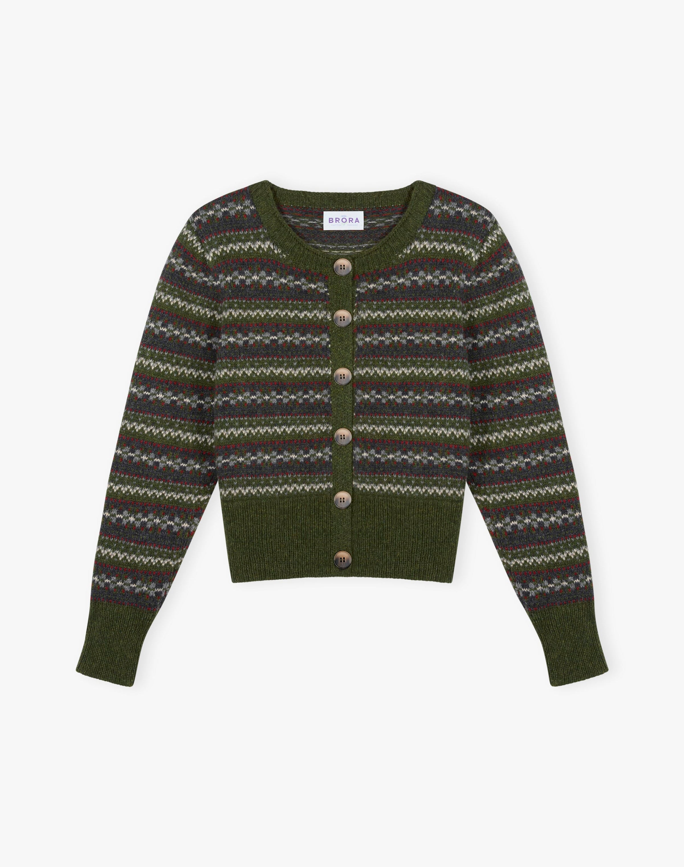 Wool Fair Isle Cardigan