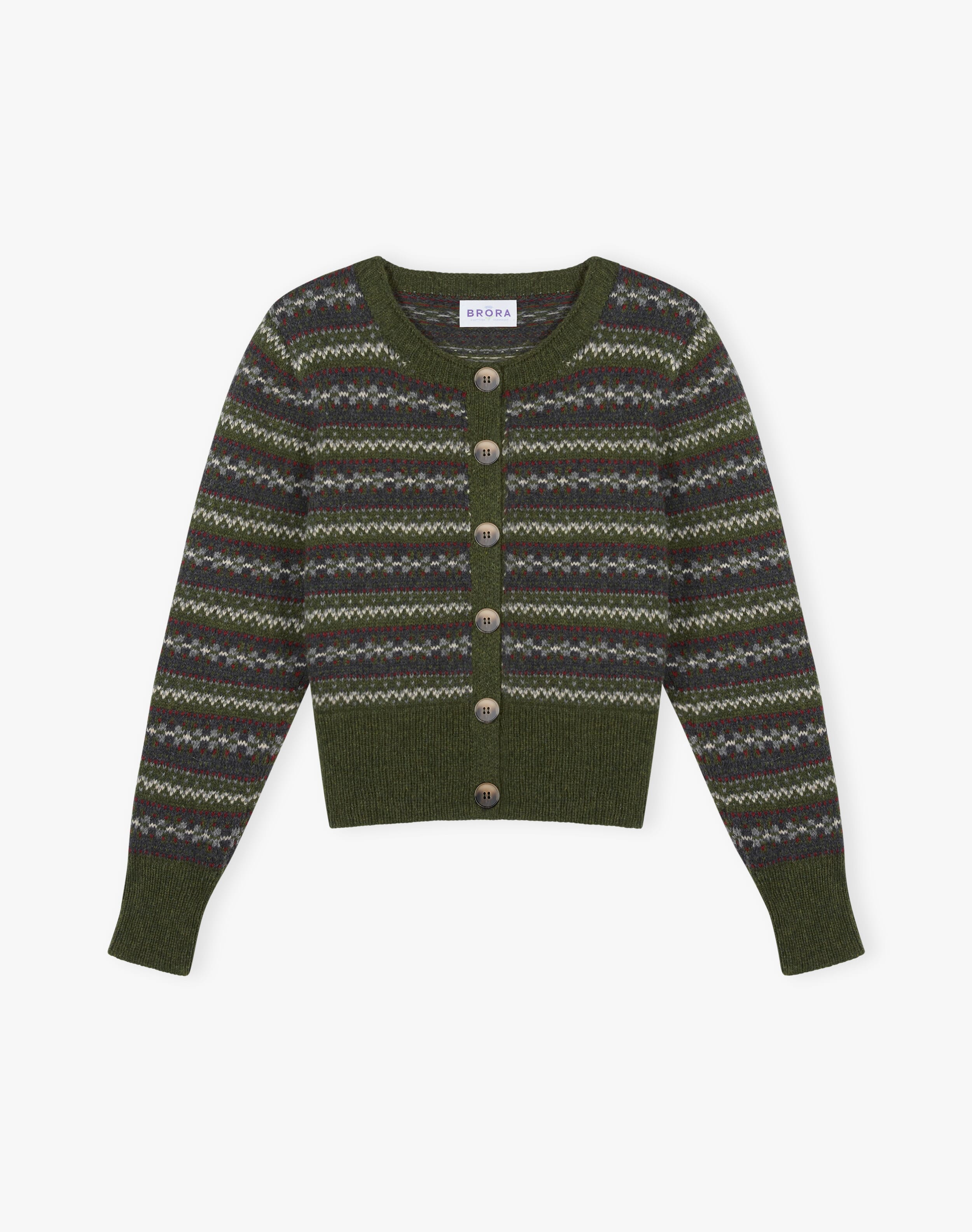 Wool Fair Isle Cardigan