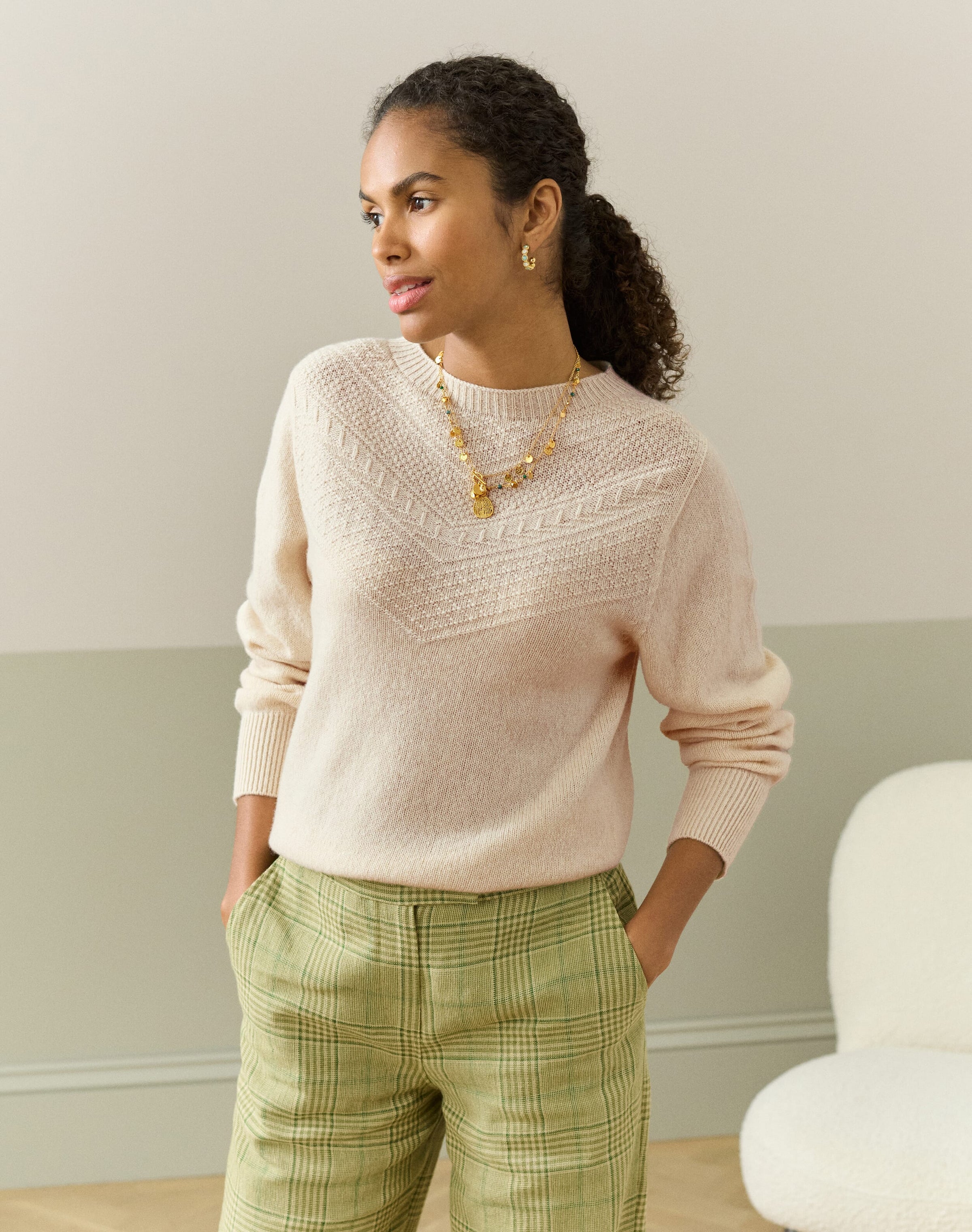 Supersoft Lambswool Guernsey Jumper