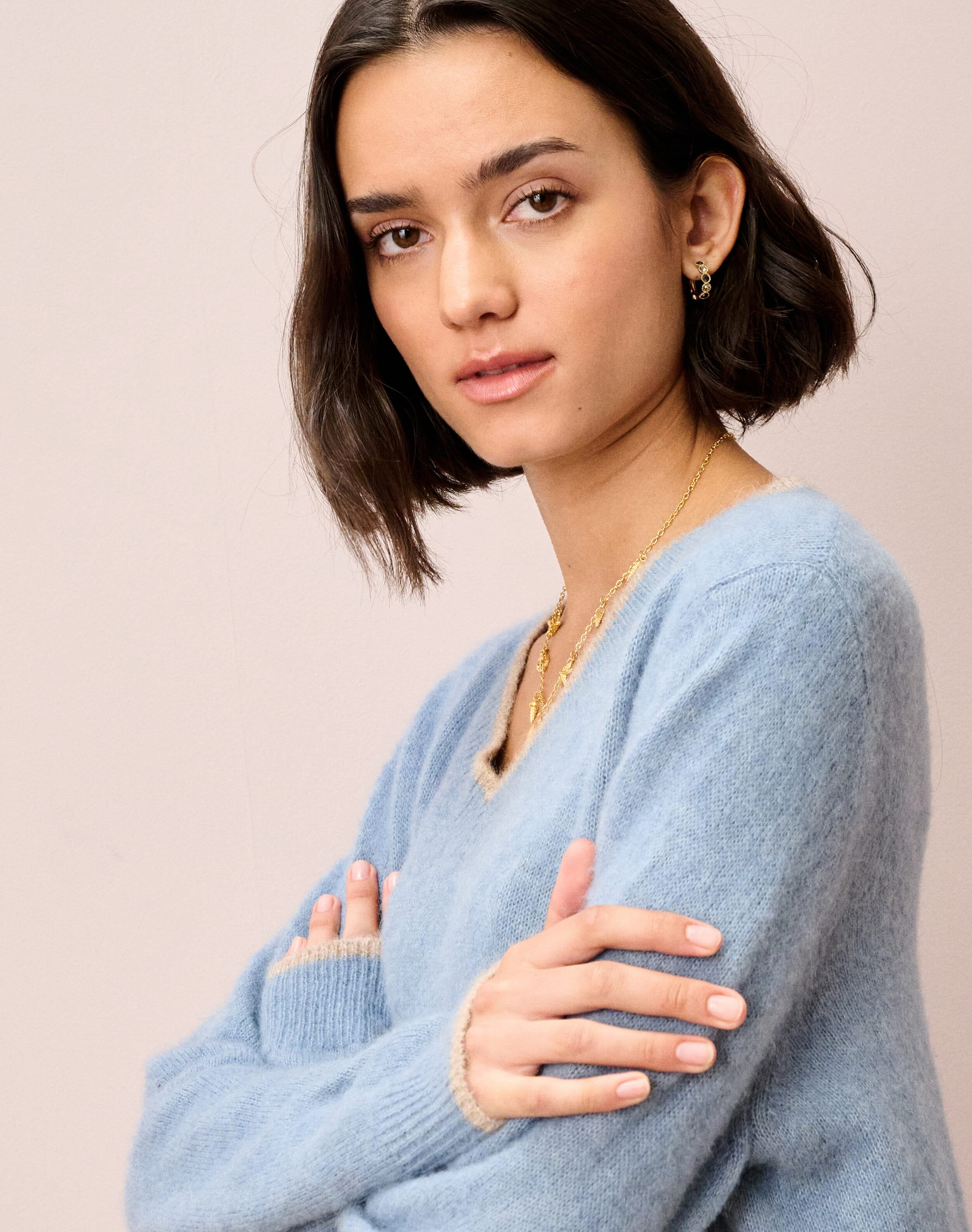 Alpaca V Neck Jumper
