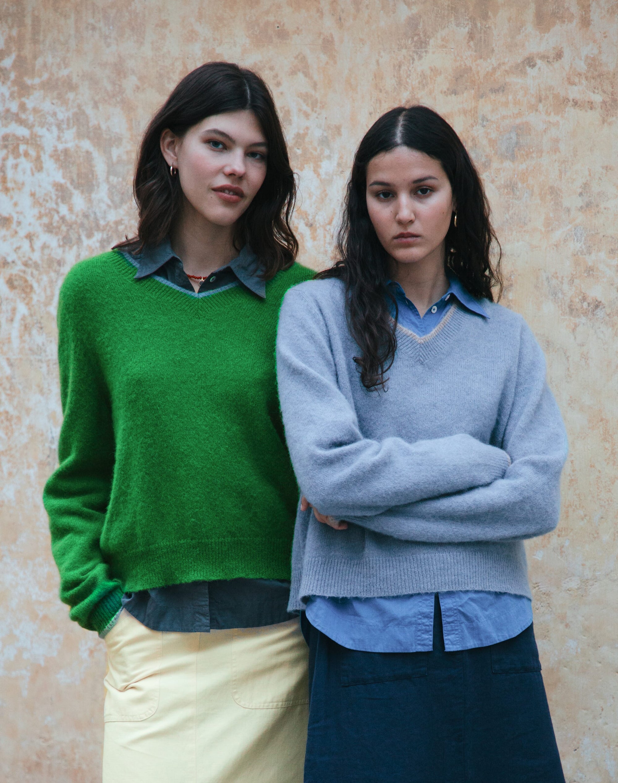 Alpaca V Neck Jumper