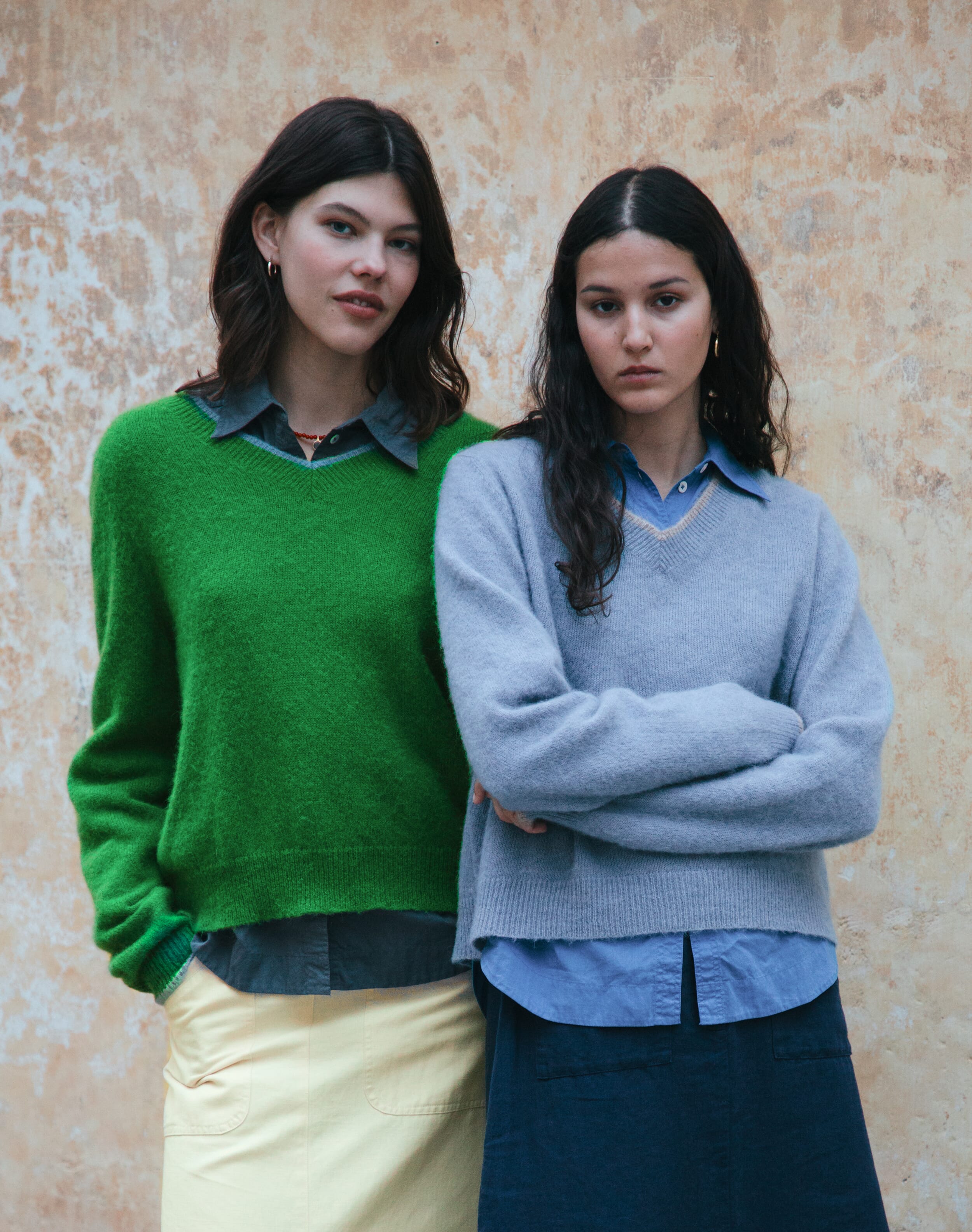 Alpaca V Neck Jumper