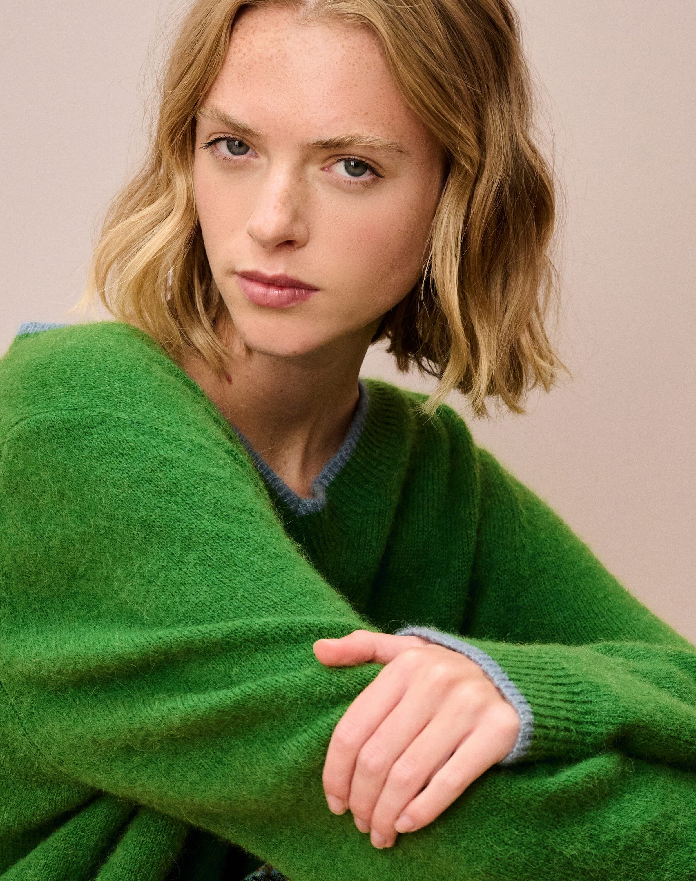 Alpaca V Neck Jumper