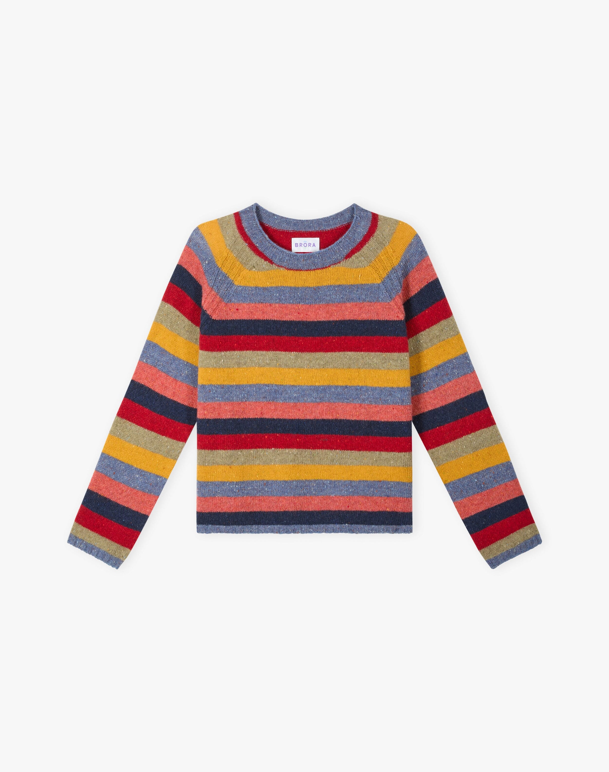 Wool Donegal Stripy Jumper