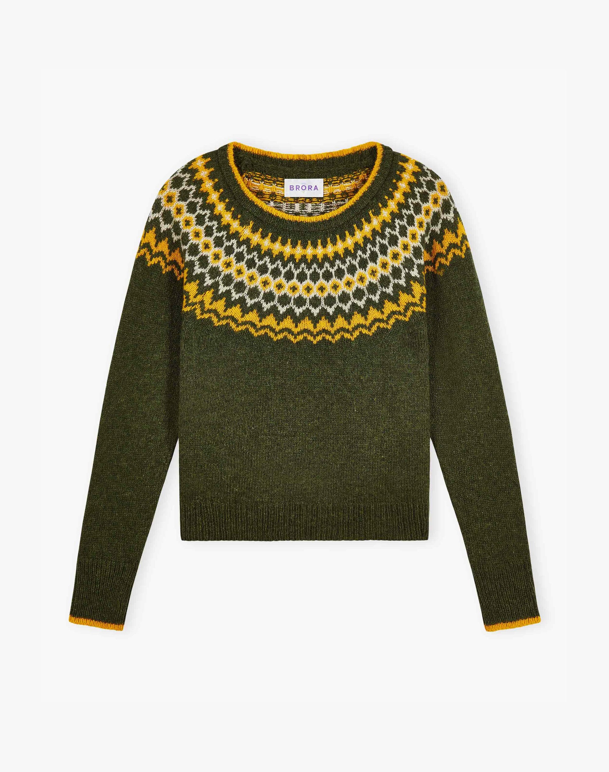 Wool Fair Isle Yoke Jumper