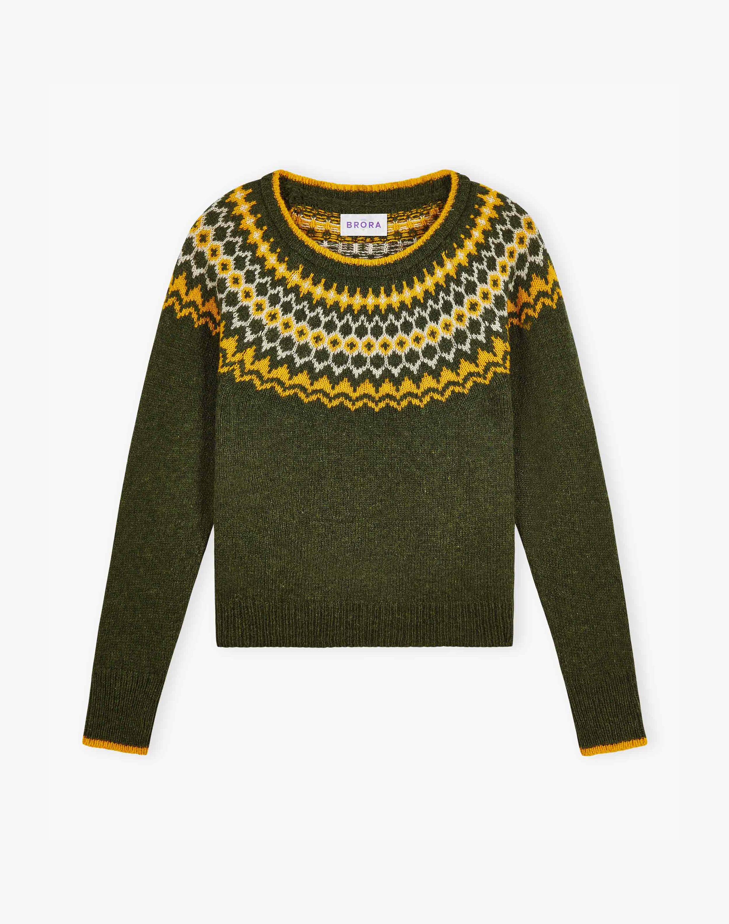 Wool Fair Isle Yoke Jumper