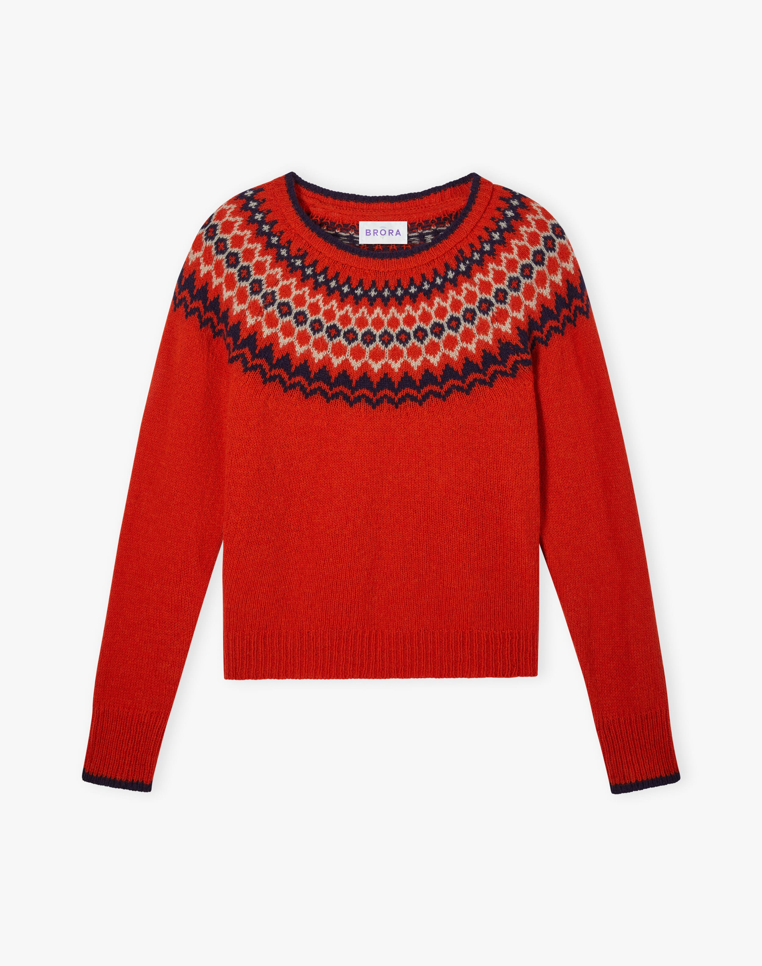 Wool Fair Isle Yoke Jumper