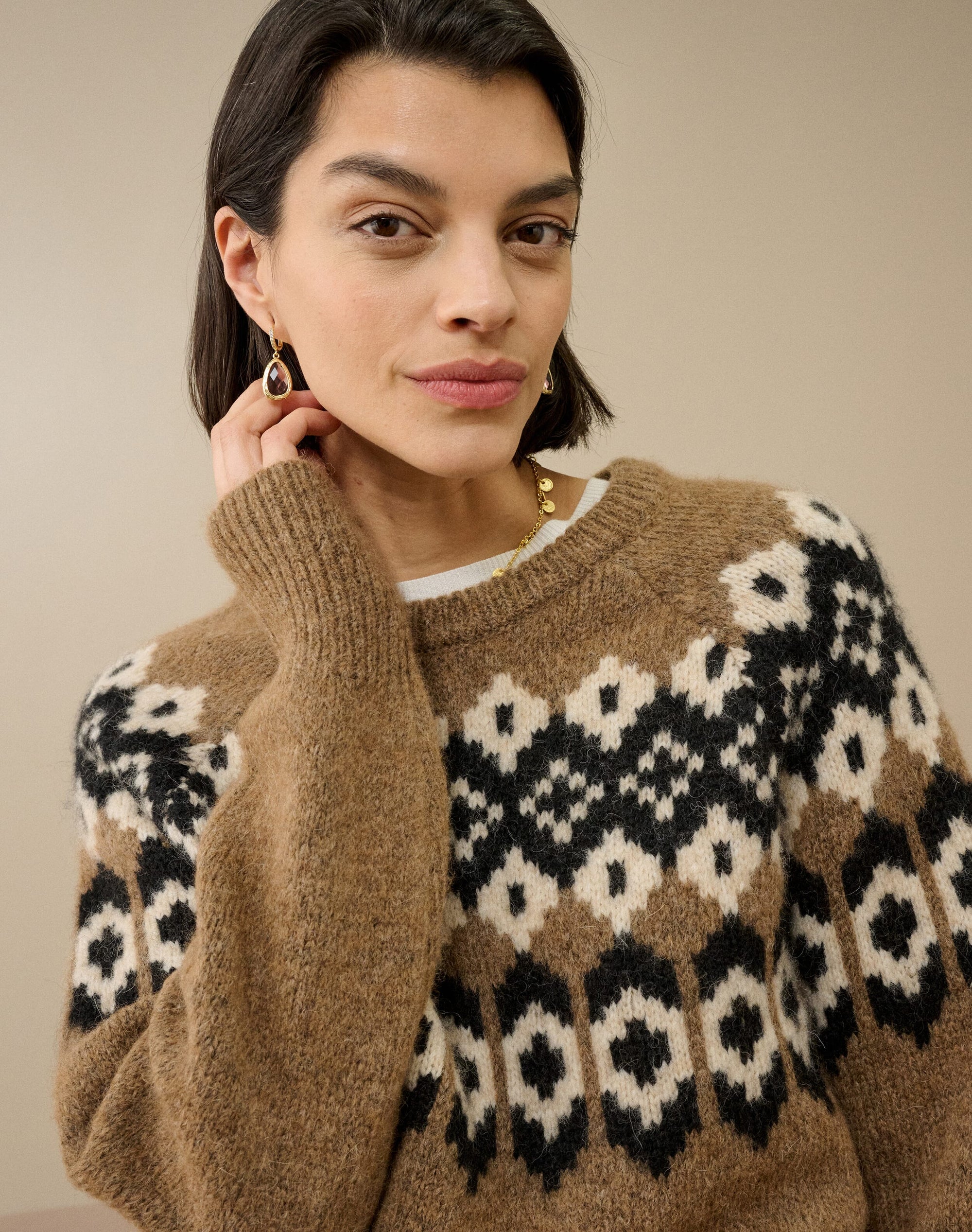 Alpaca Folk Jumper