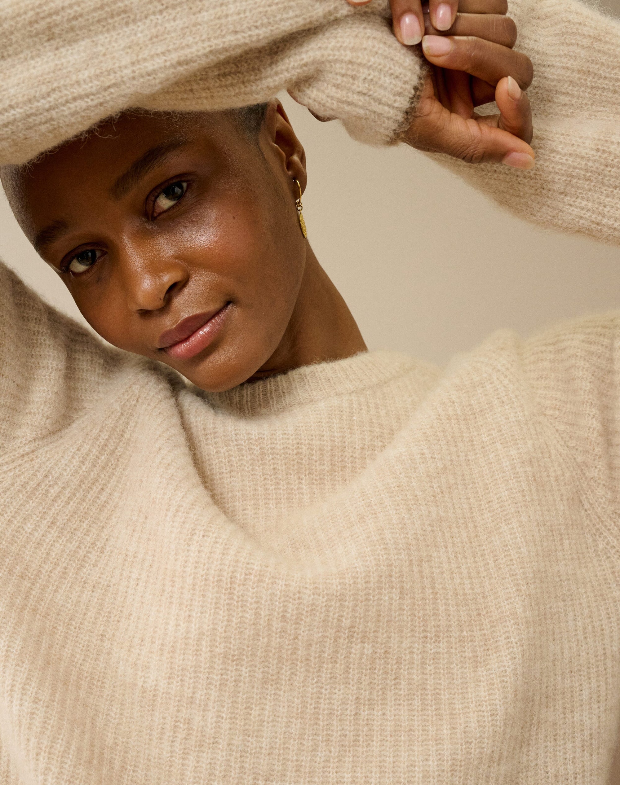 Alpaca Ribbed Jumper