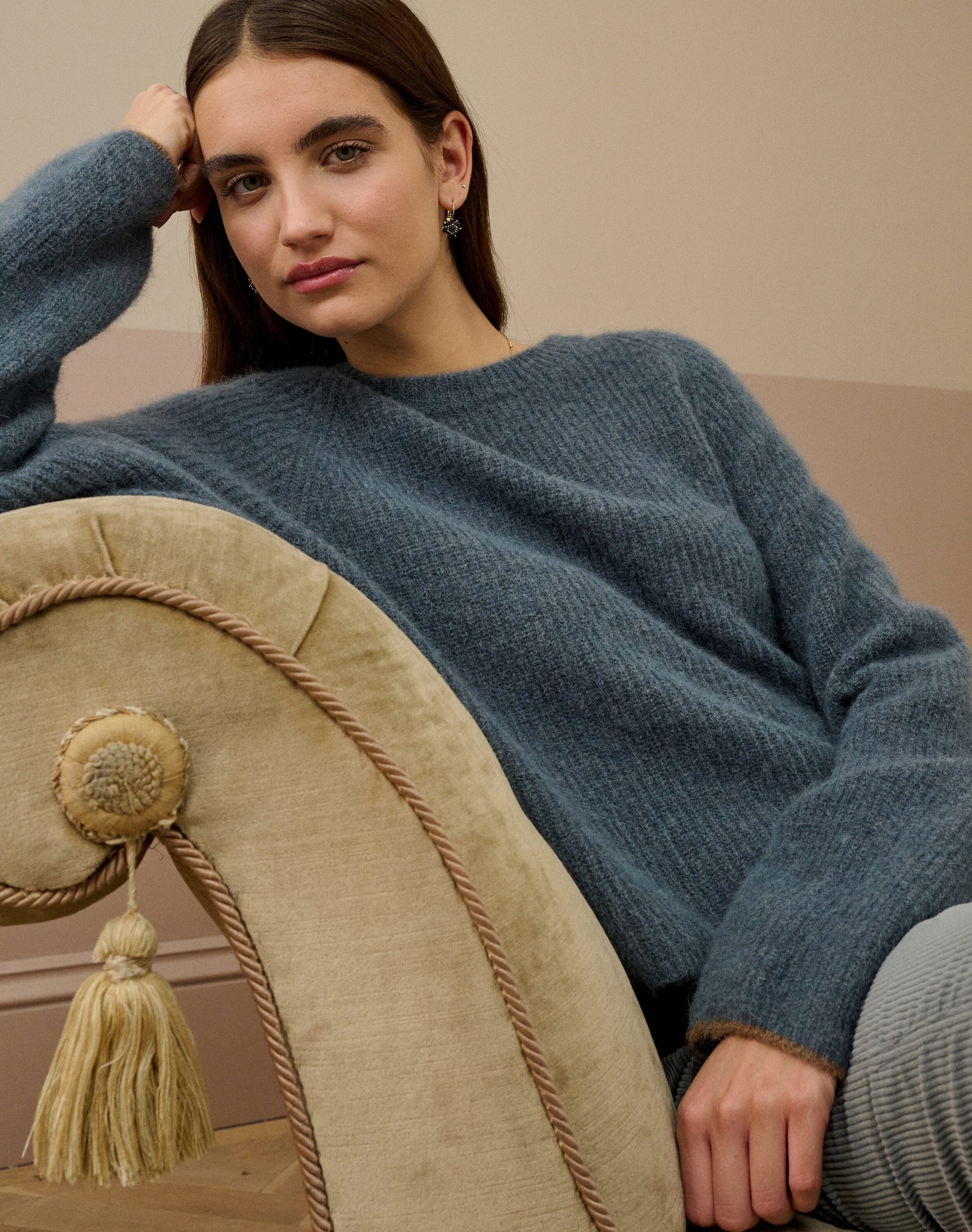 Alpaca Ribbed Jumper