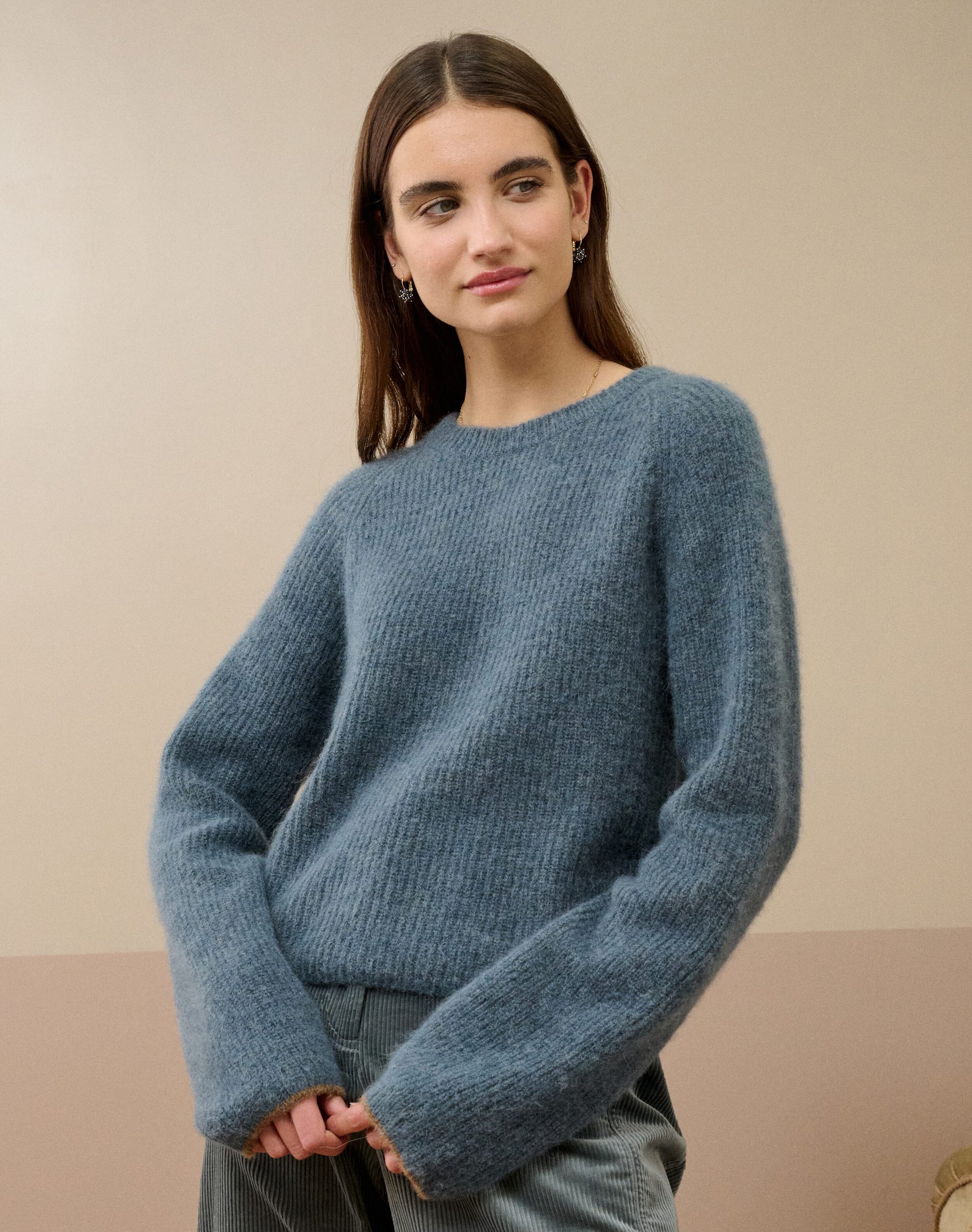 Alpaca Ribbed Jumper