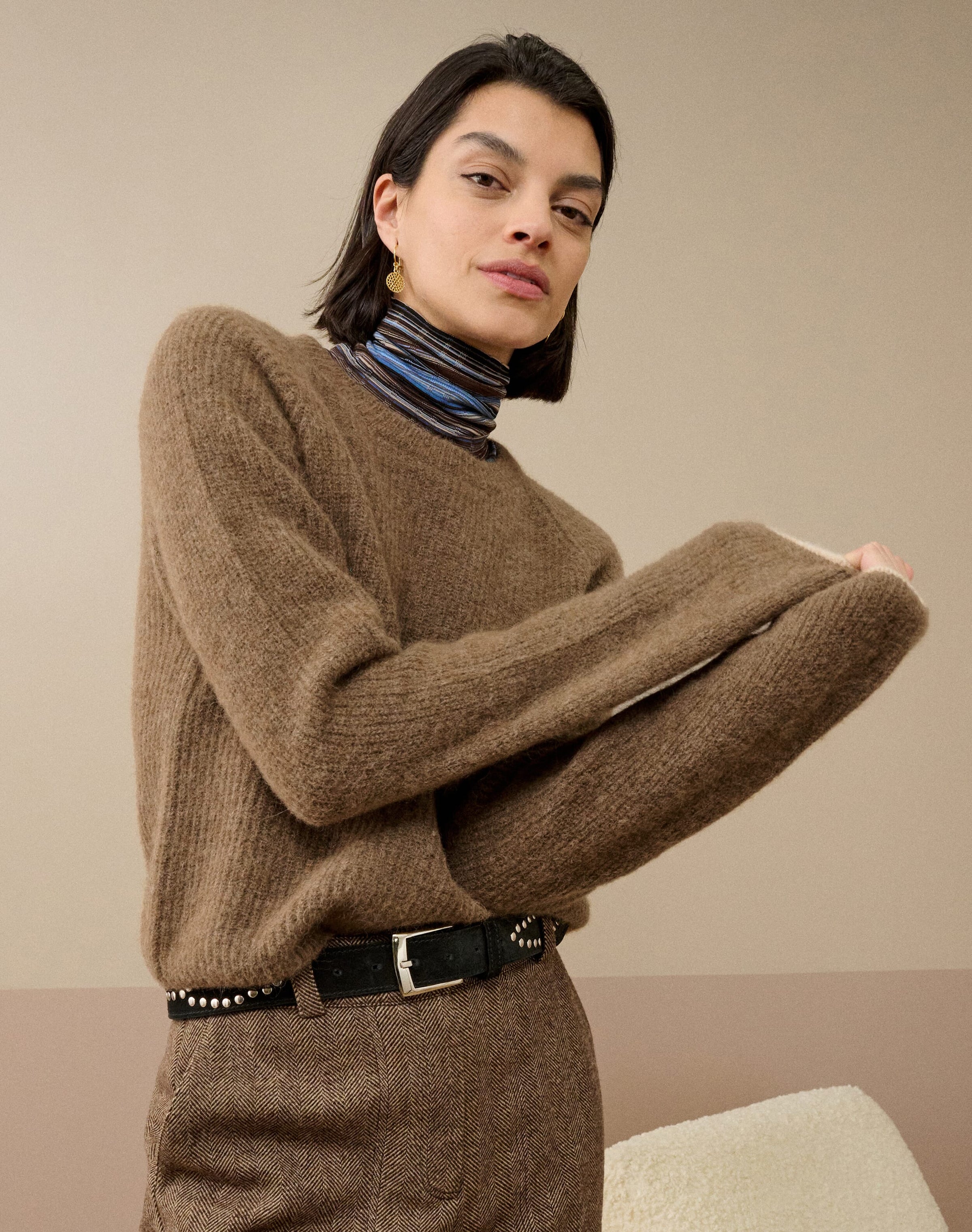 Alpaca Ribbed Jumper