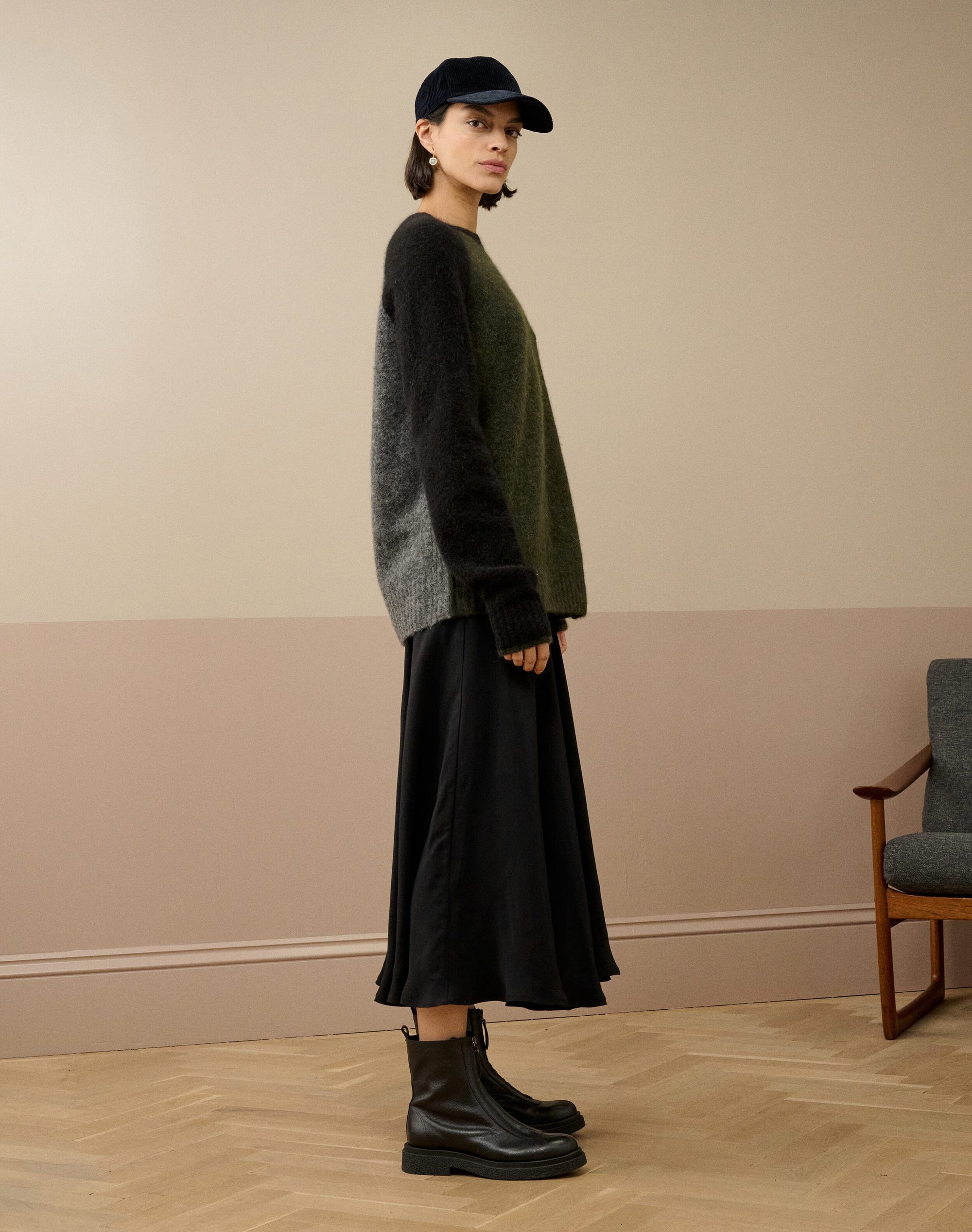 Alpaca Colour Block Jumper