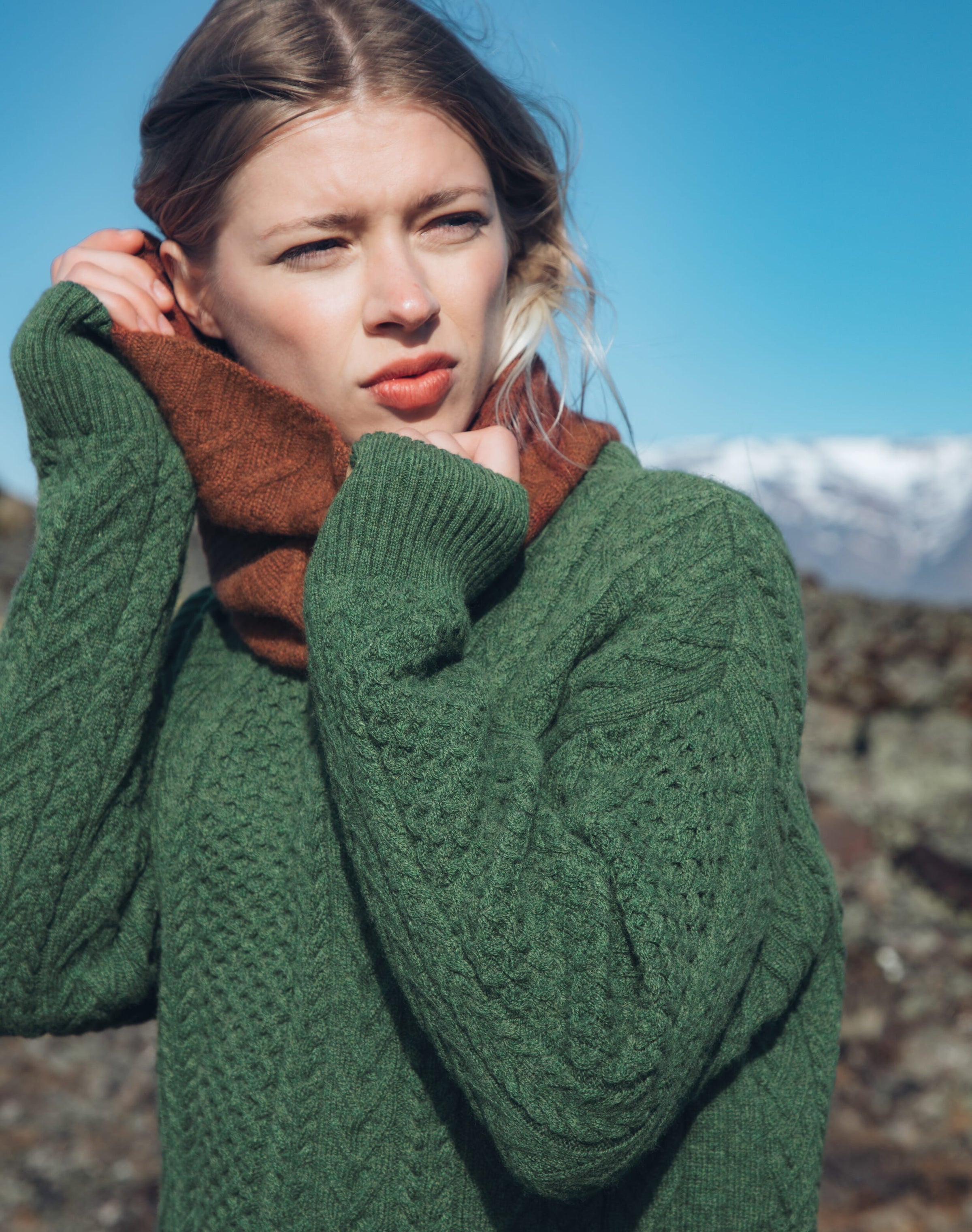 Supersoft Lambswool Aran Jumper