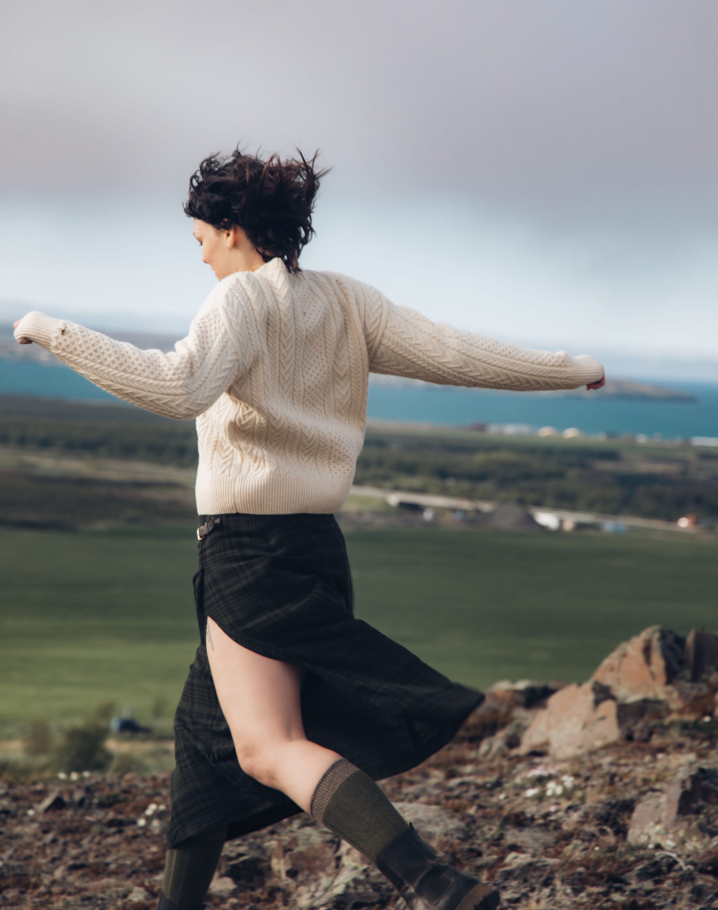 Supersoft Lambswool Aran Jumper