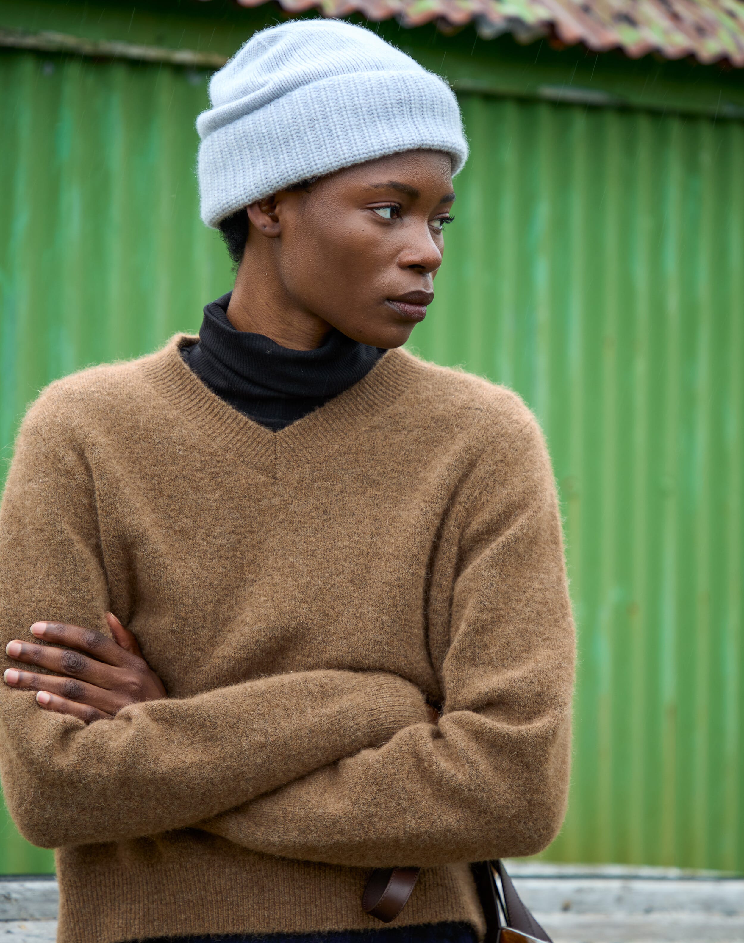 Alpaca V Neck Jumper