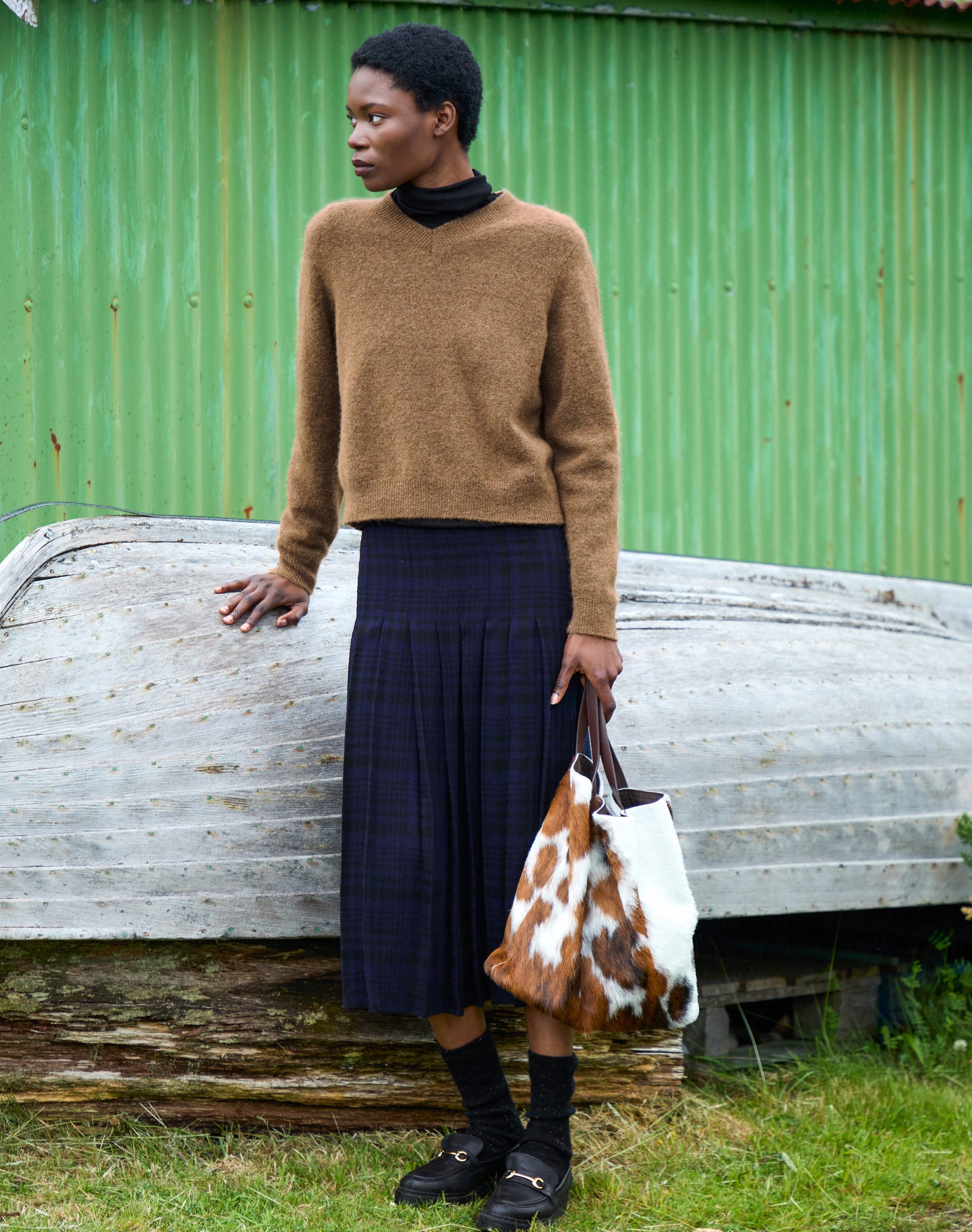 Alpaca V Neck Jumper