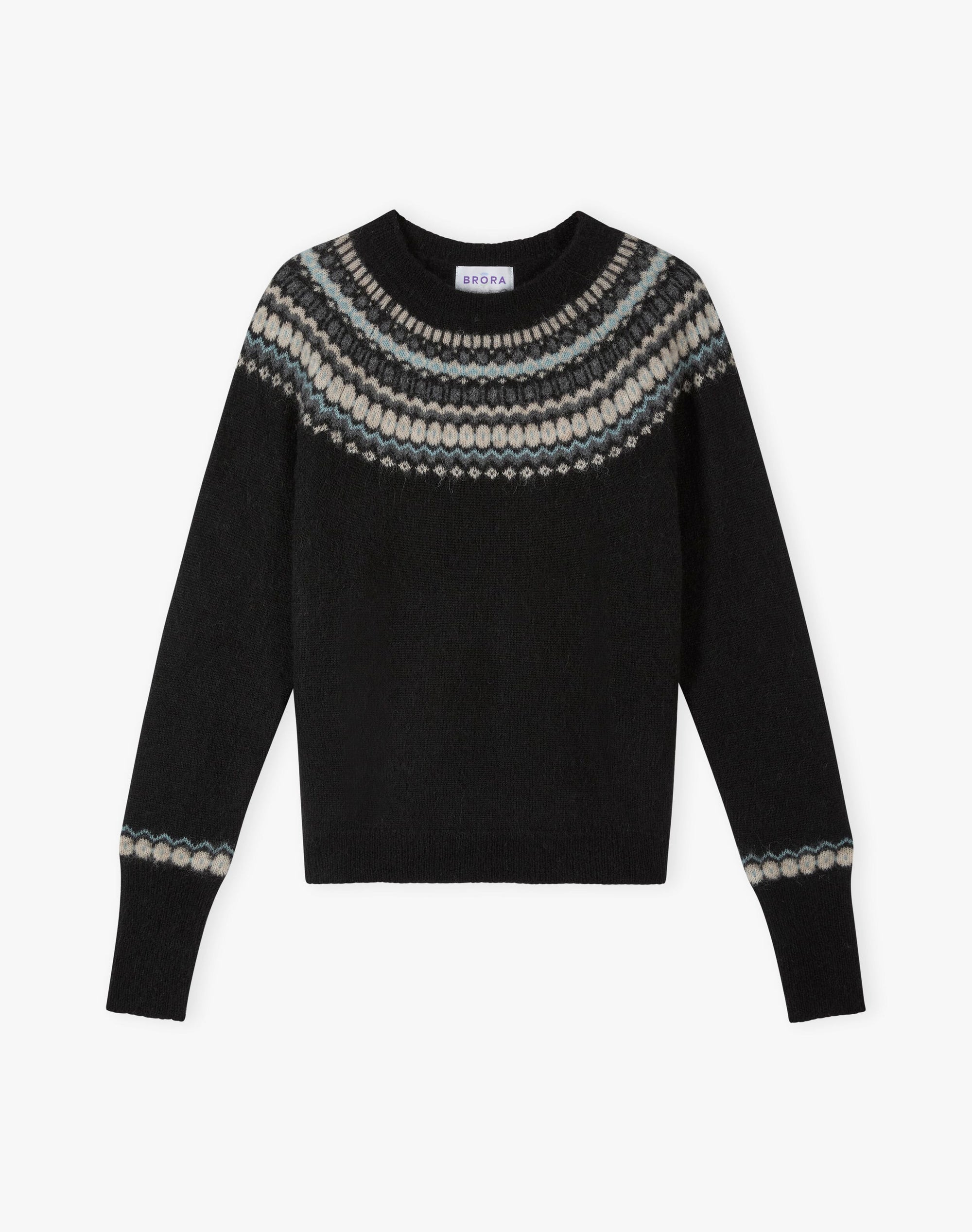Alpaca Fair Isle Yoke Jumper