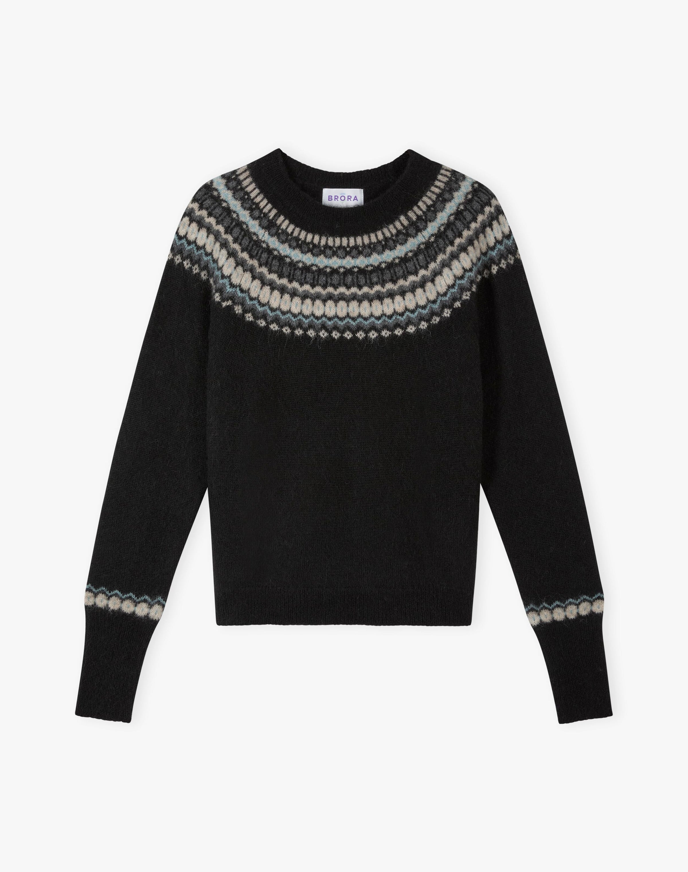 Alpaca Fair Isle Yoke Jumper