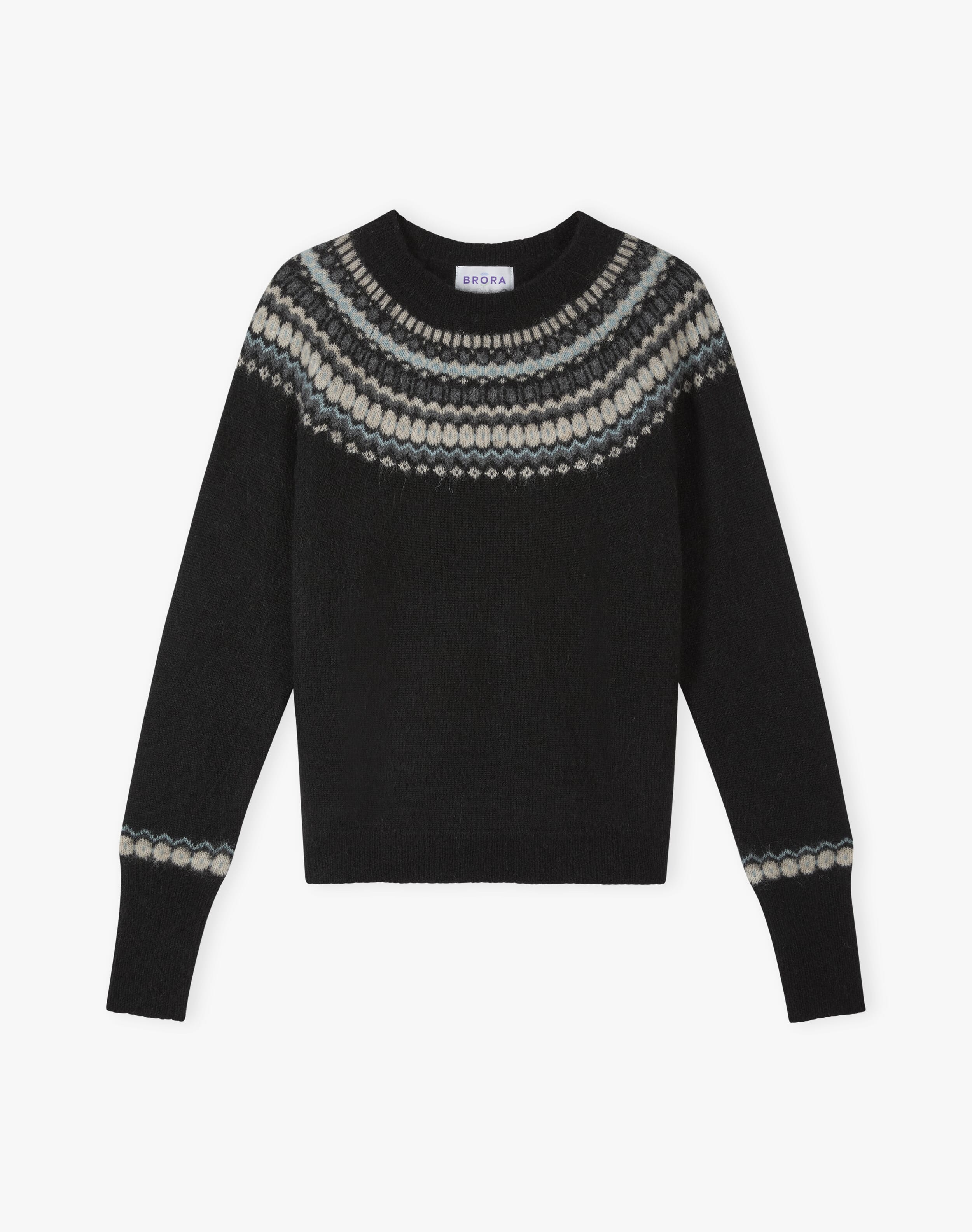 Alpaca Fair Isle Yoke Jumper