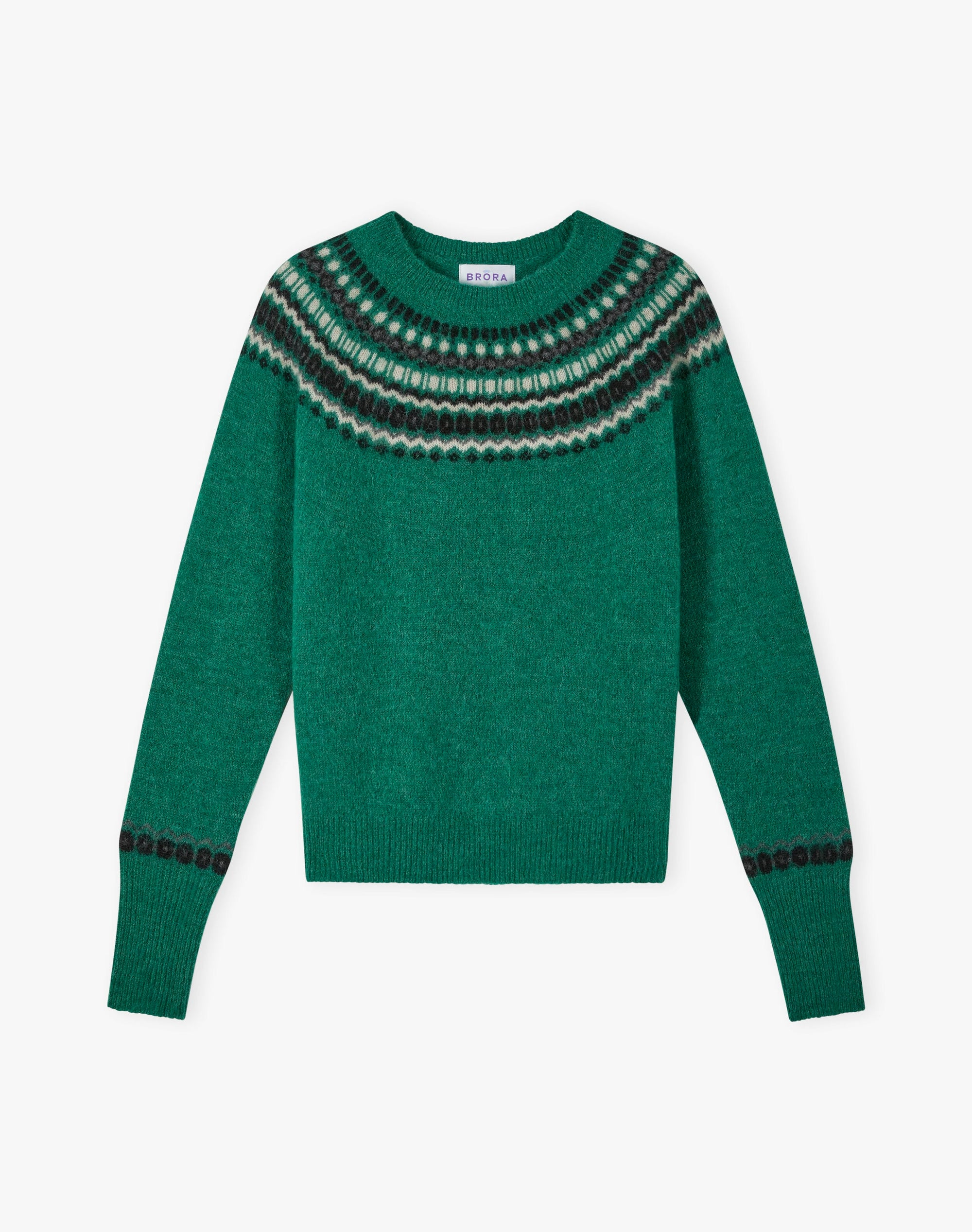 Alpaca Fair Isle Yoke Jumper