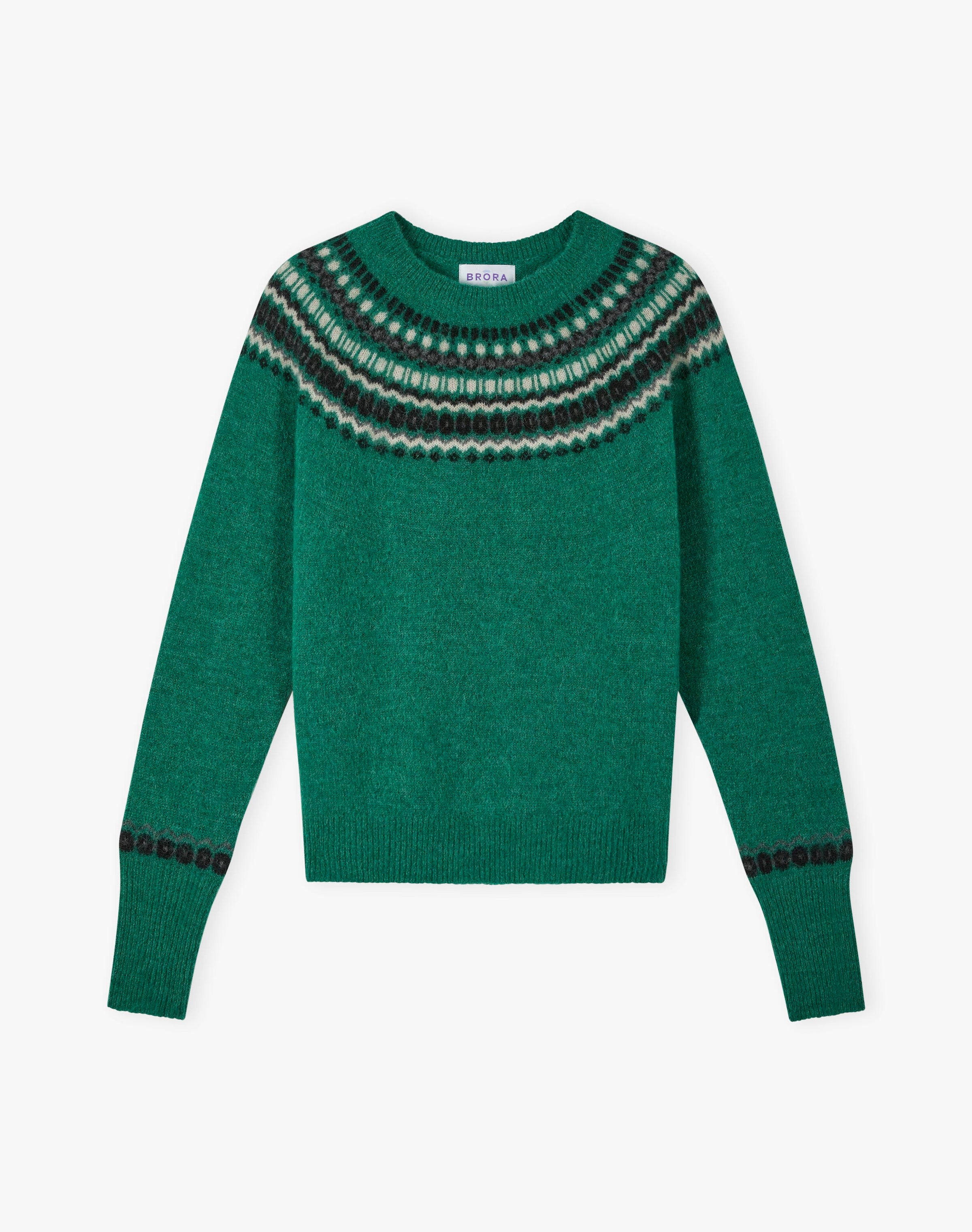 Alpaca Fair Isle Yoke Jumper