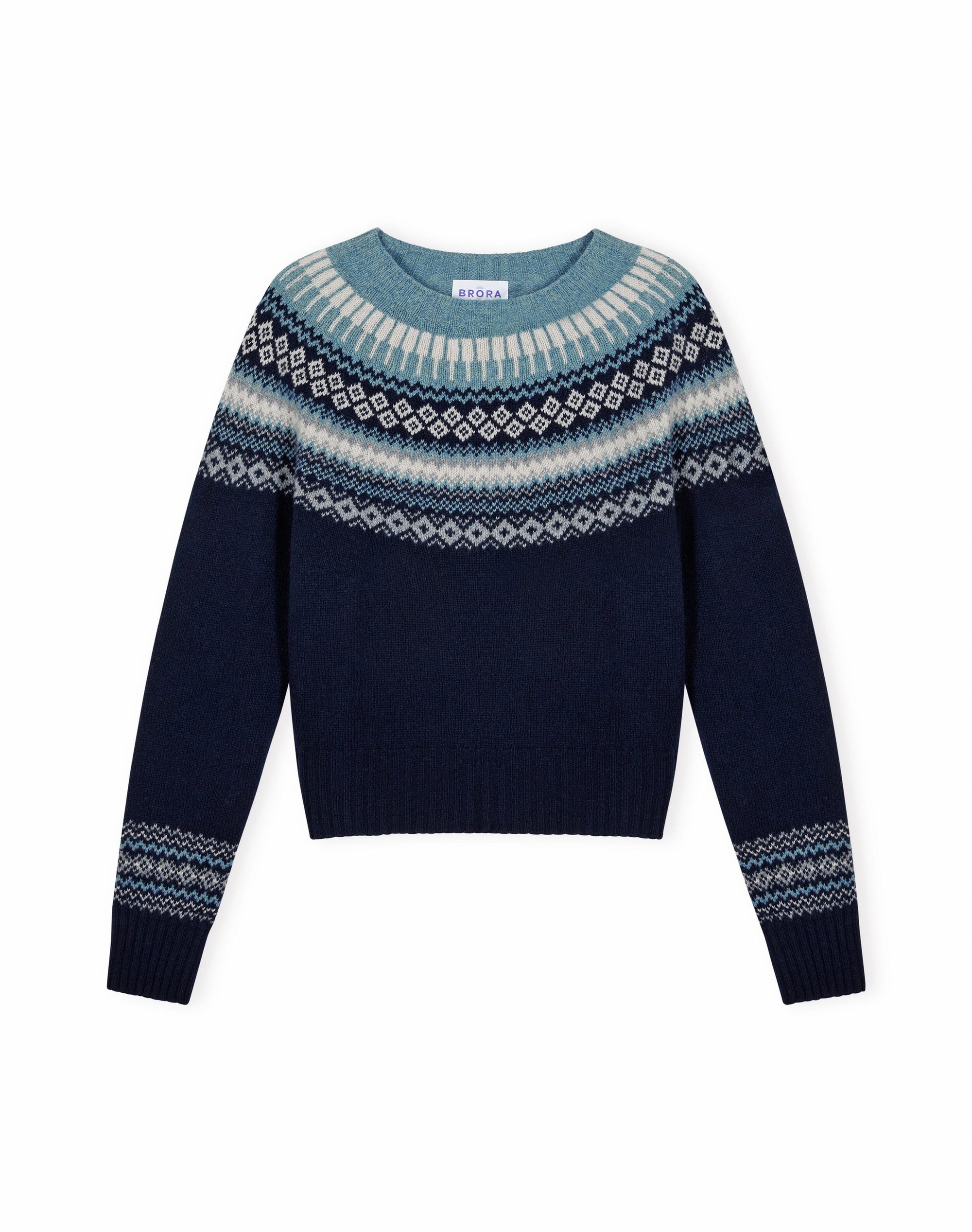 Supersoft Lambswool Fair Isle Yoke Jumper