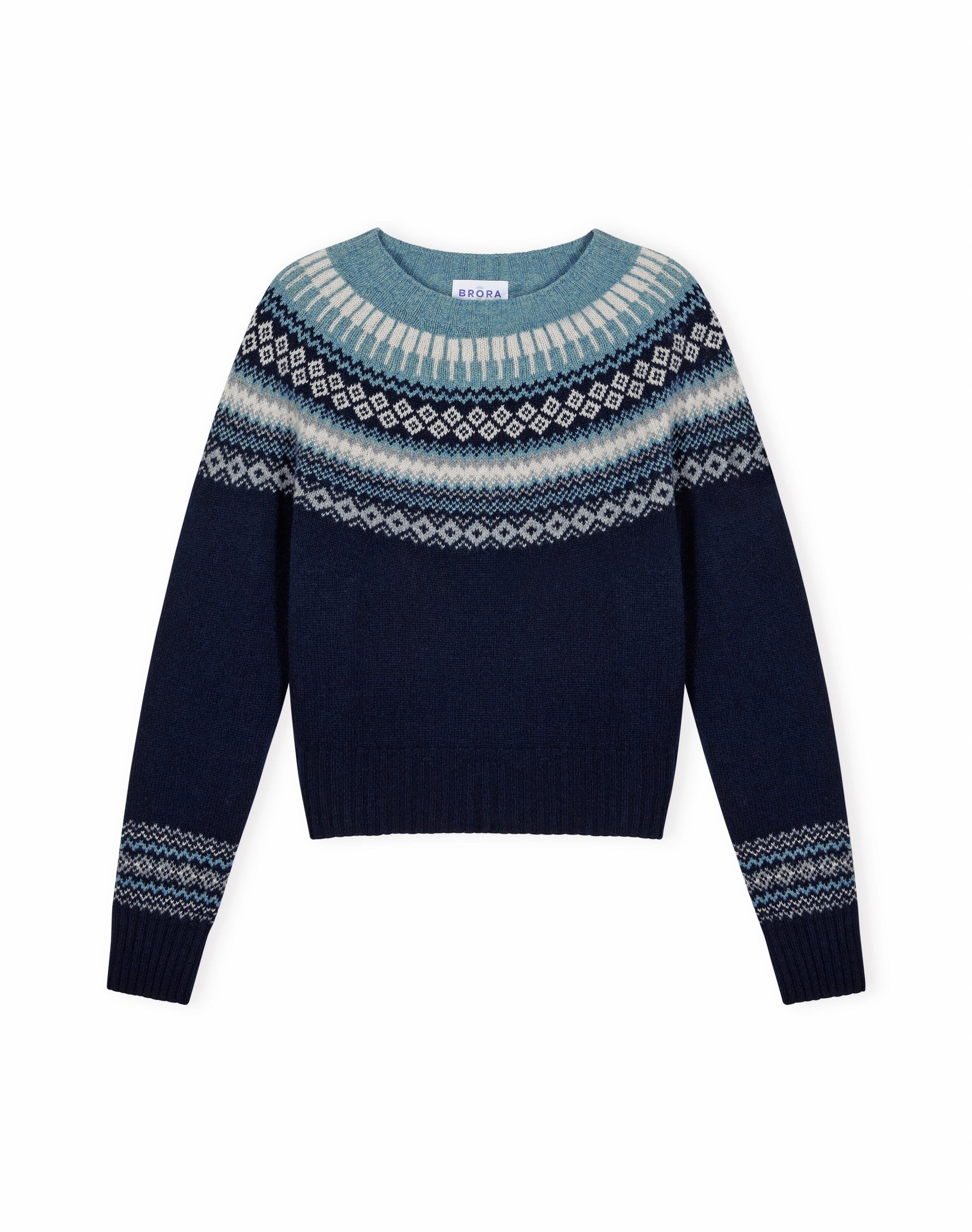 Supersoft Lambswool Fair Isle Yoke Jumper