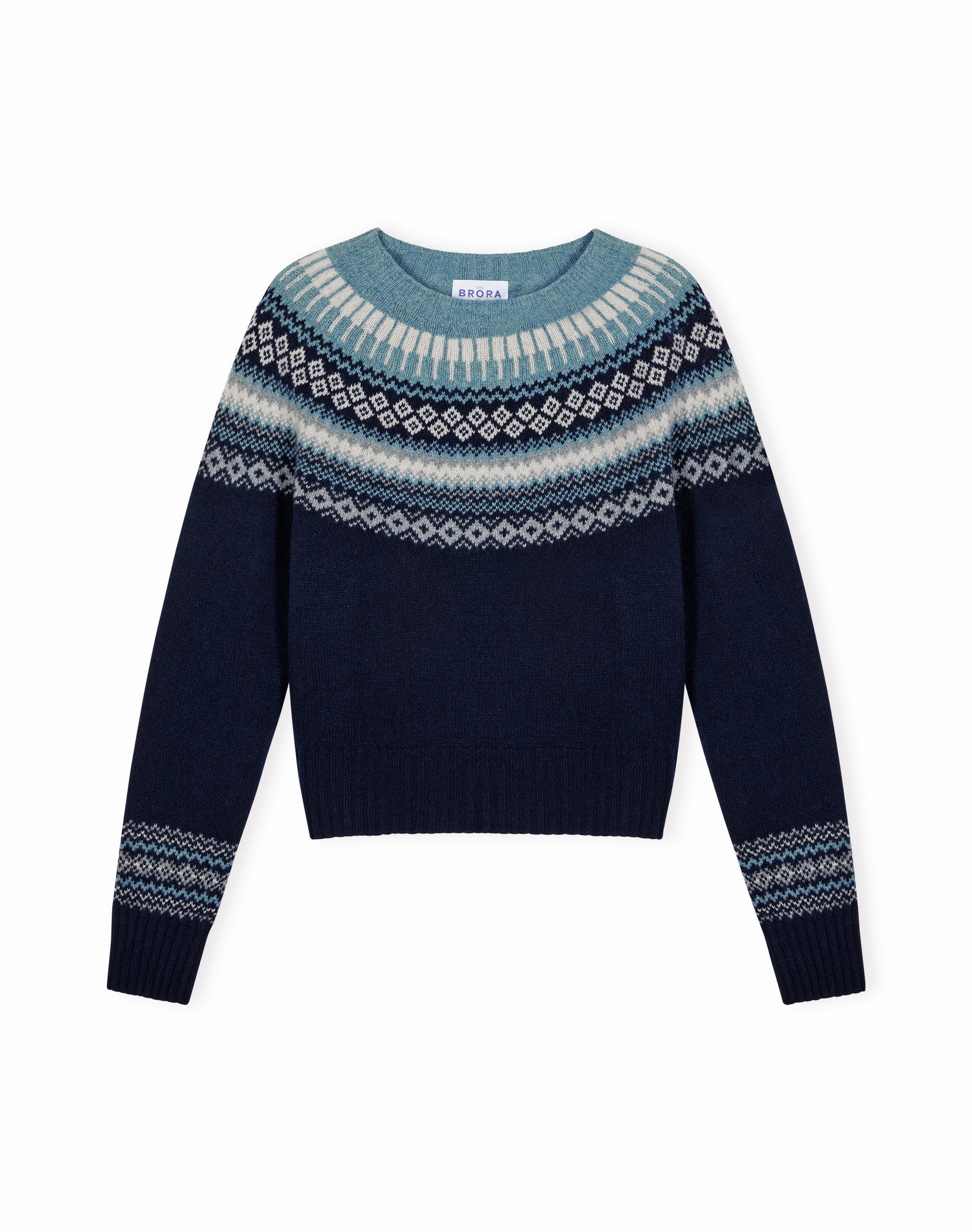 Supersoft Lambswool Fair Isle Yoke Jumper
