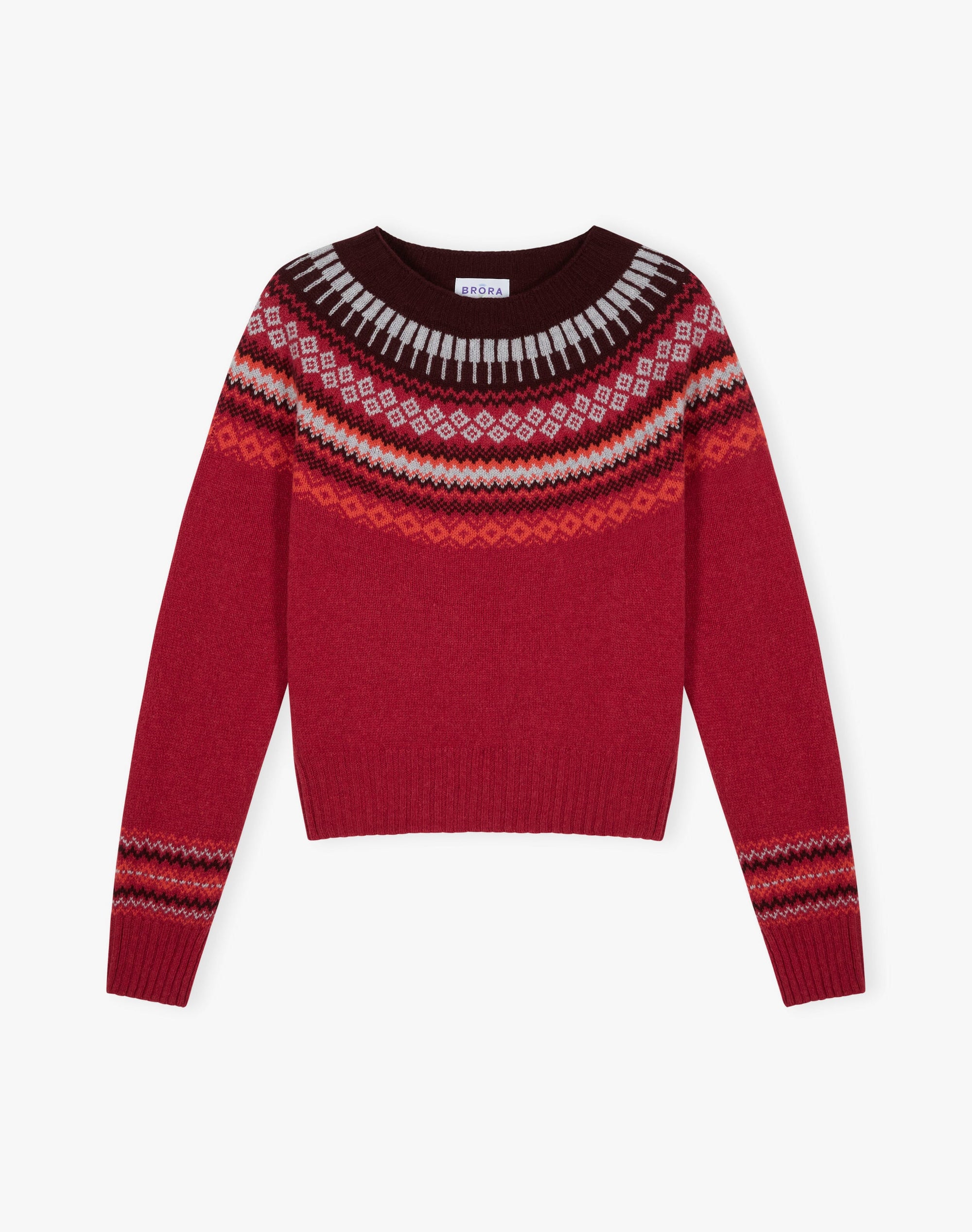 Supersoft Lambswool Fair Isle Yoke Jumper