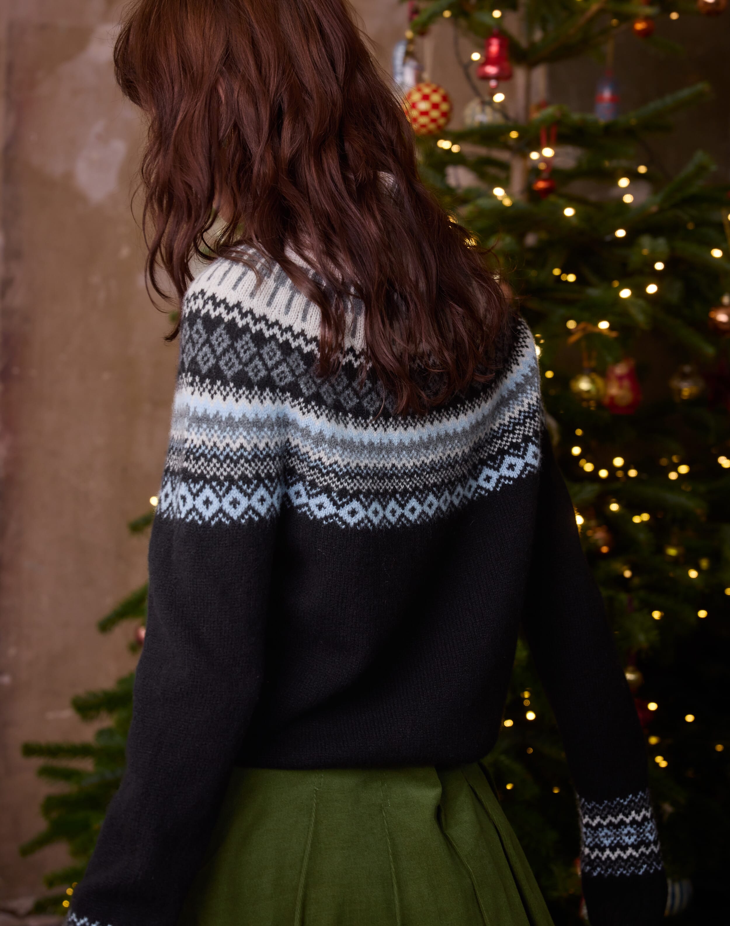 Supersoft Lambswool Fair Isle Yoke Polo