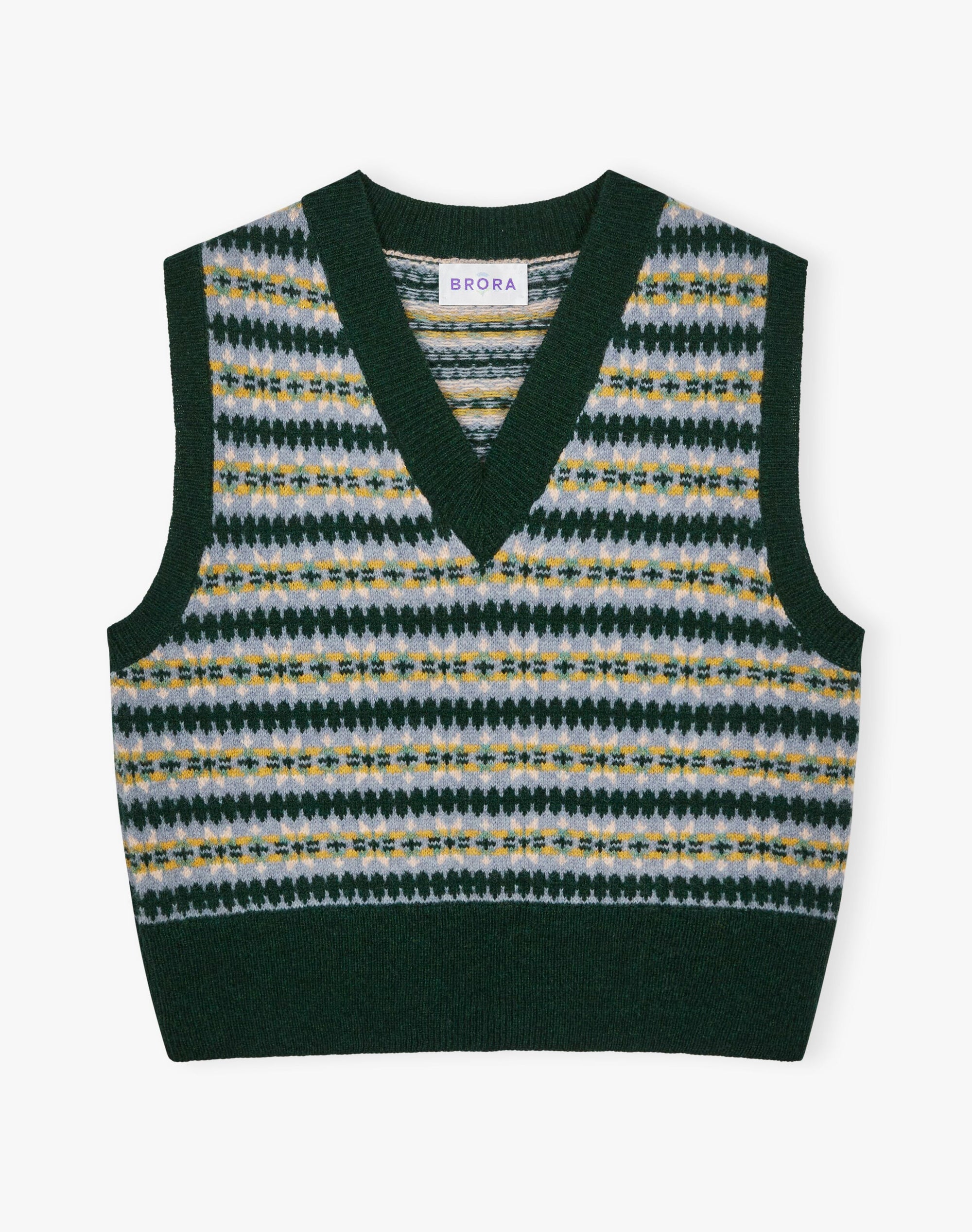 Merino Lambswool Fair Isle Tank