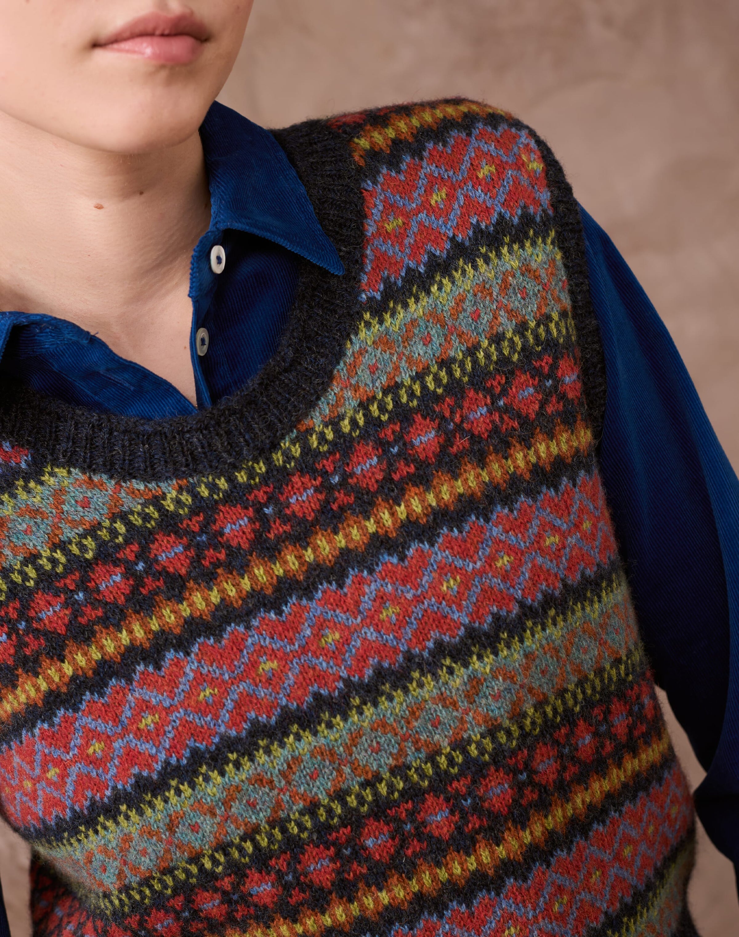 Wool Fair Isle Tank