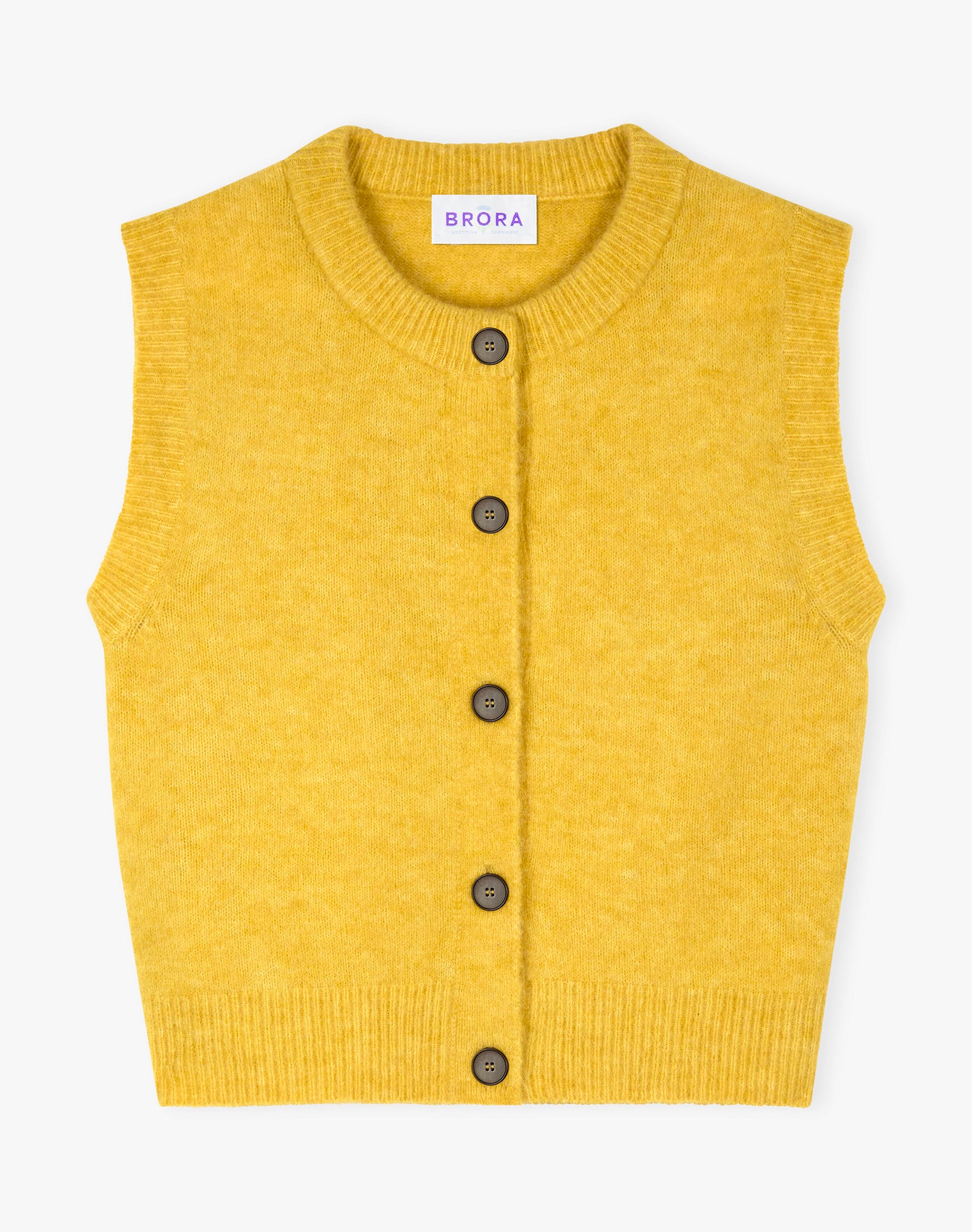 Alpaca Round Neck Waistcoat