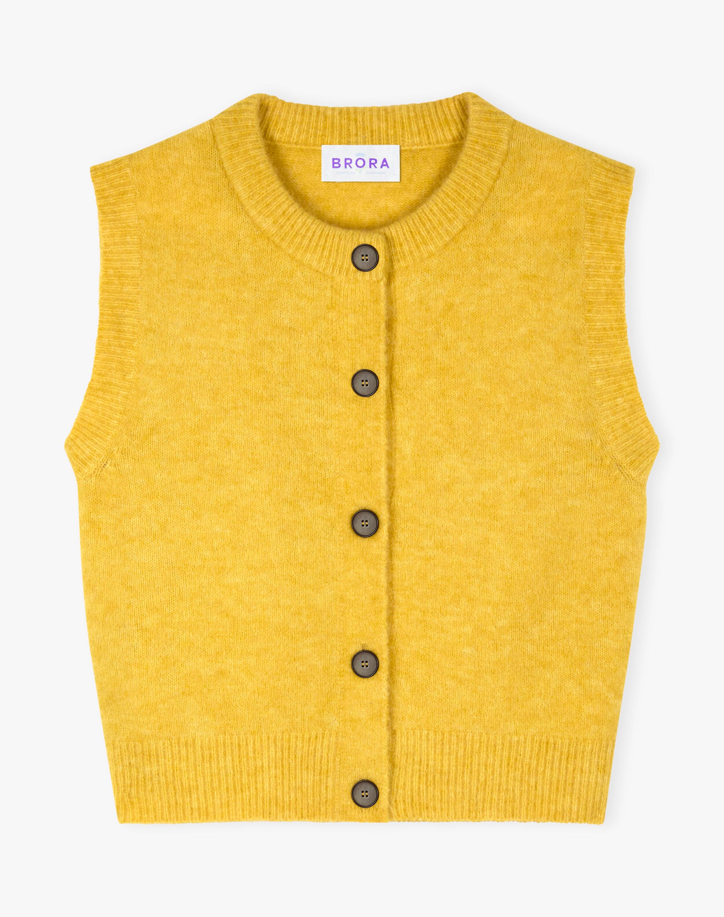 Alpaca Round Neck Waistcoat