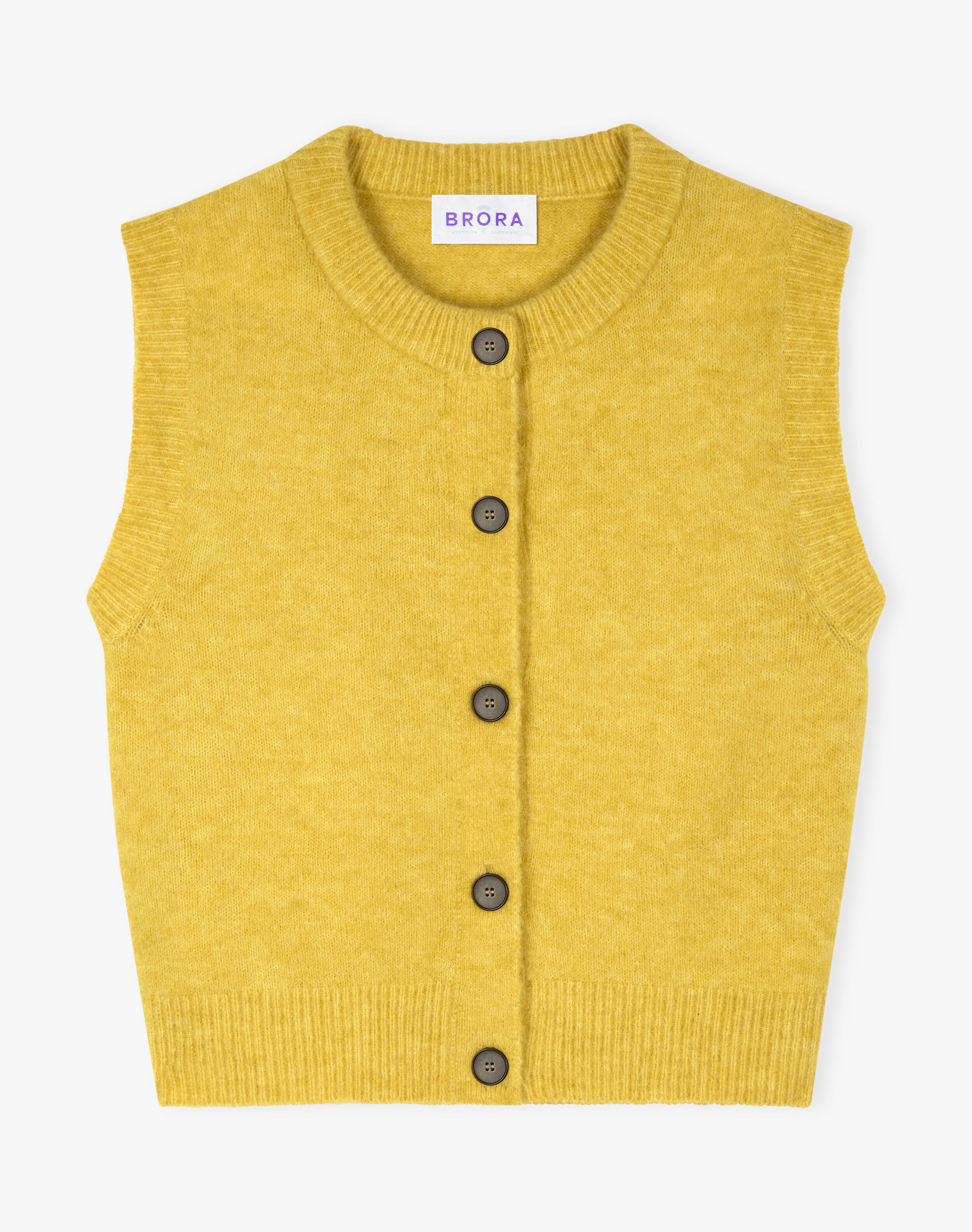 Alpaca Round Neck Waistcoat