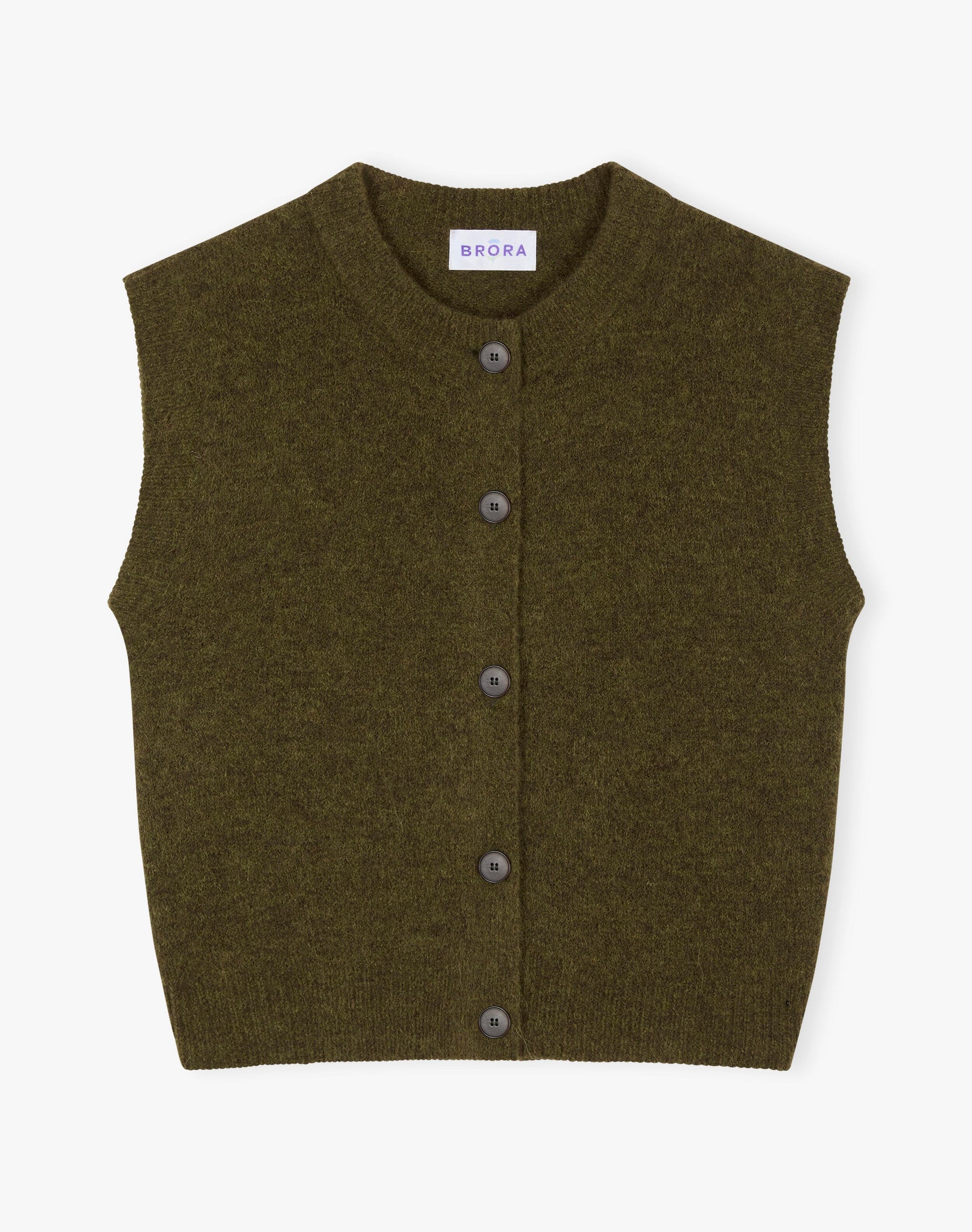 Alpaca Round Neck Waistcoat