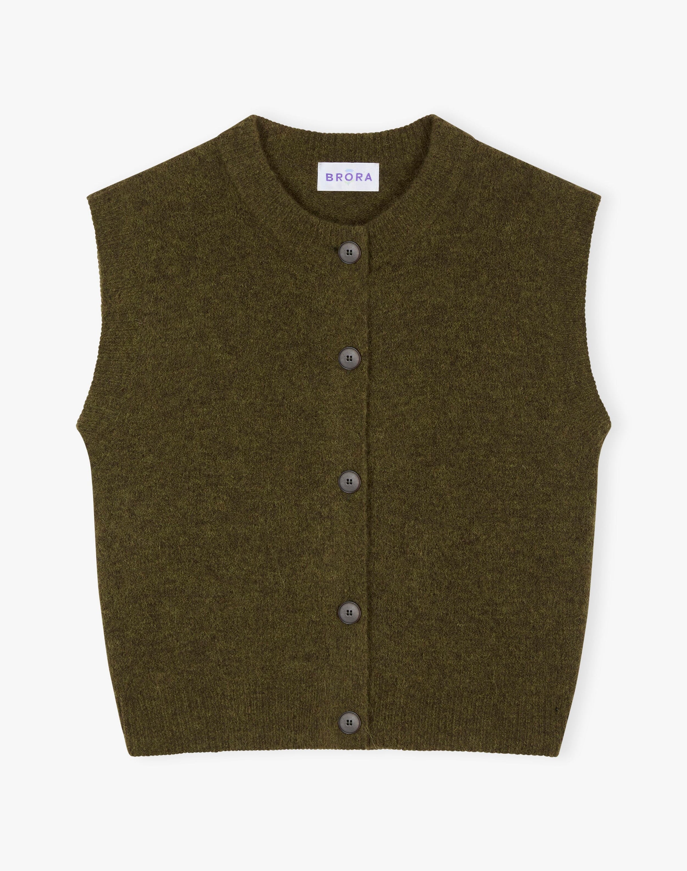 Alpaca Round Neck Waistcoat