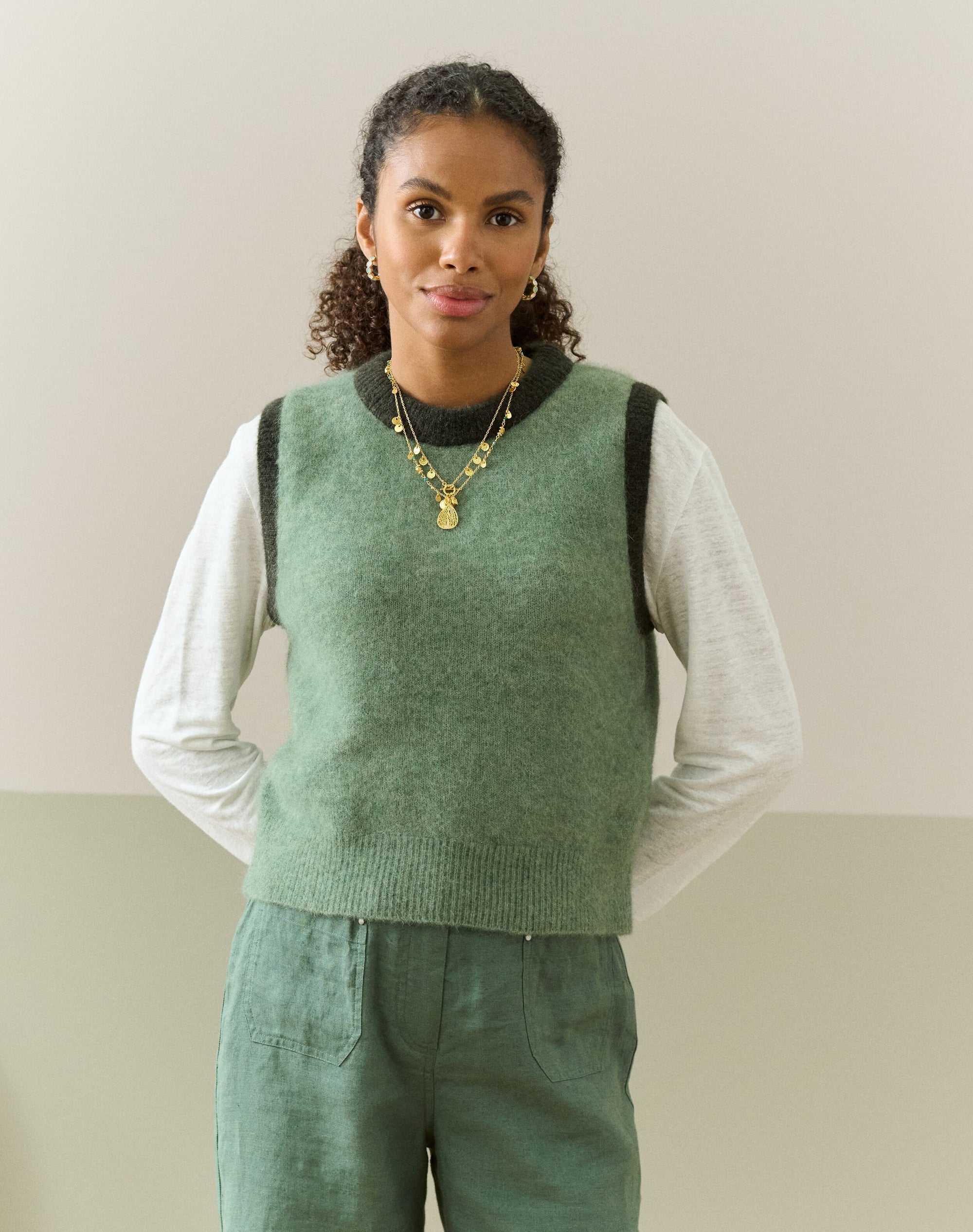 Alpaca Contrast Trim Tank