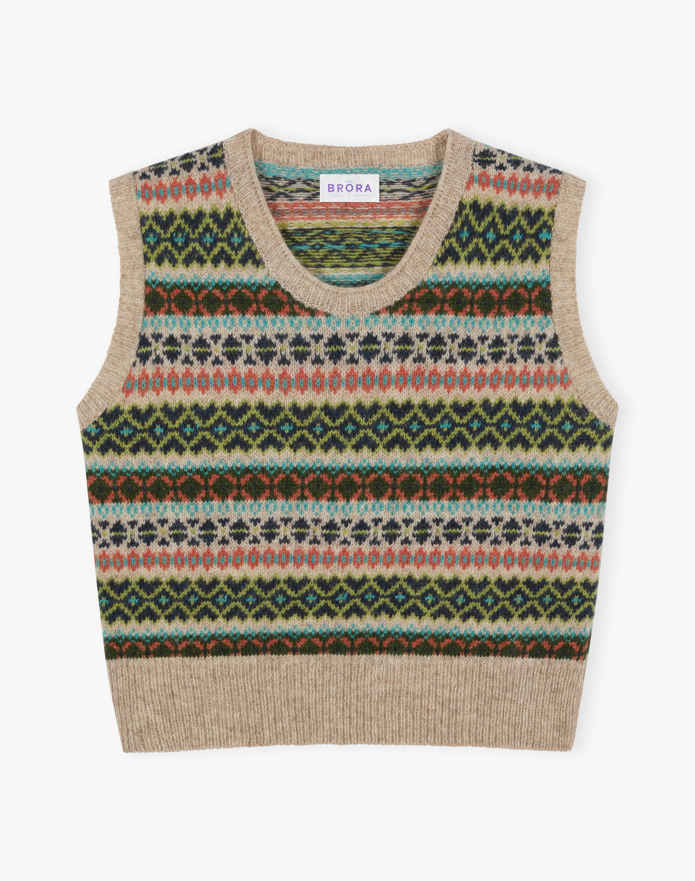 Wool Fair Isle Tank