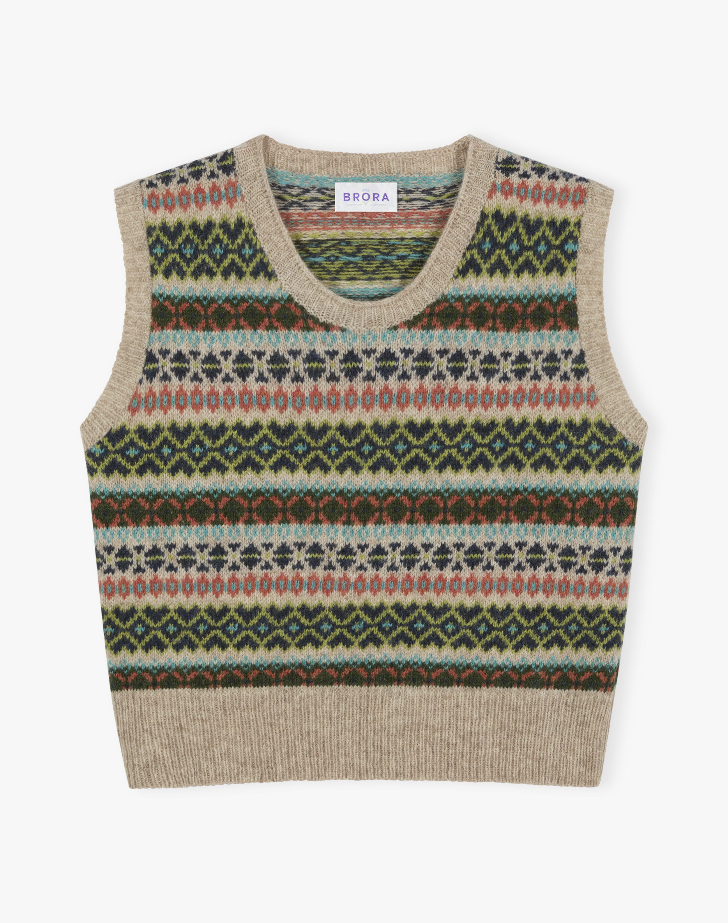 Wool Fair Isle Tank