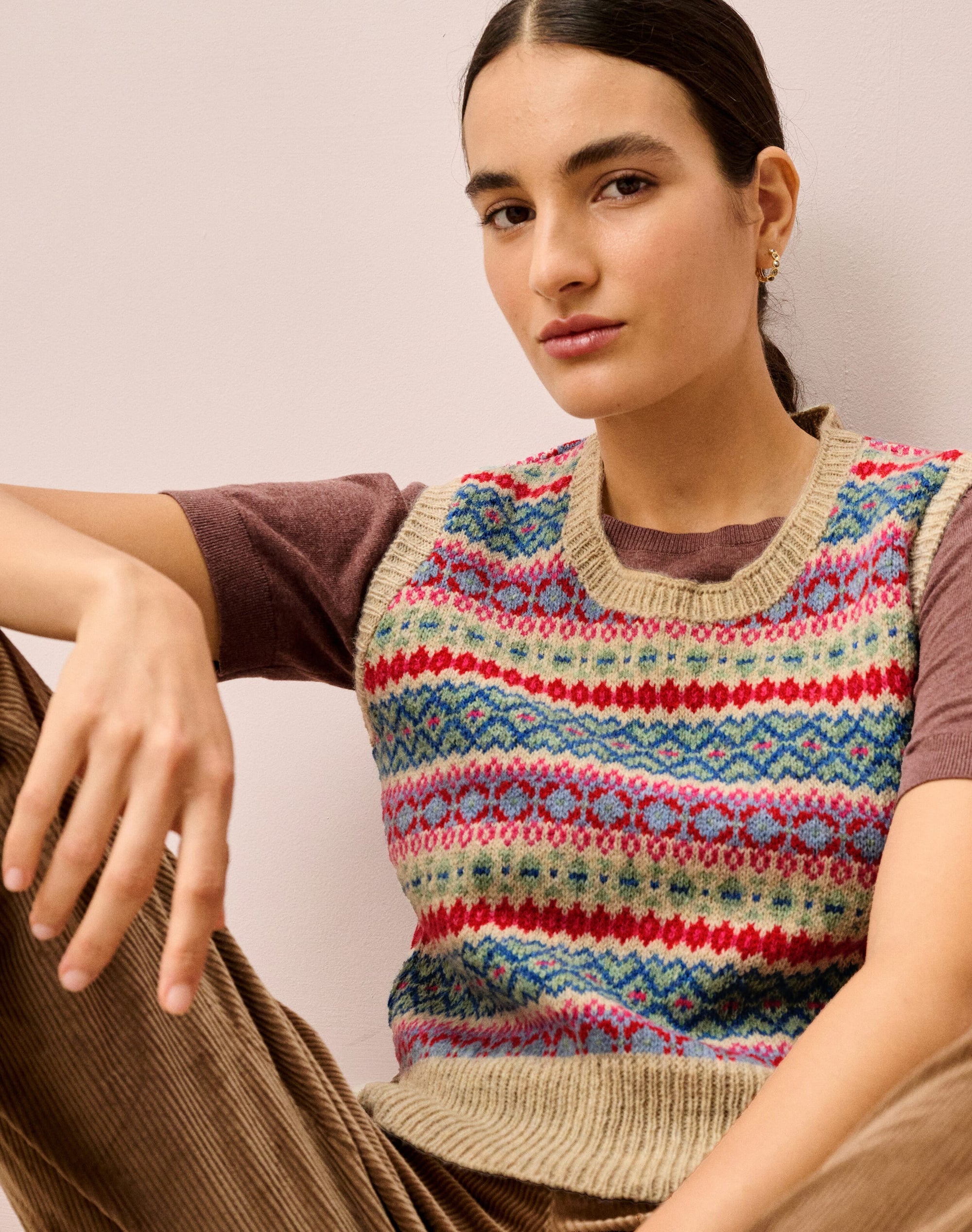 Wool Fair Isle Tank