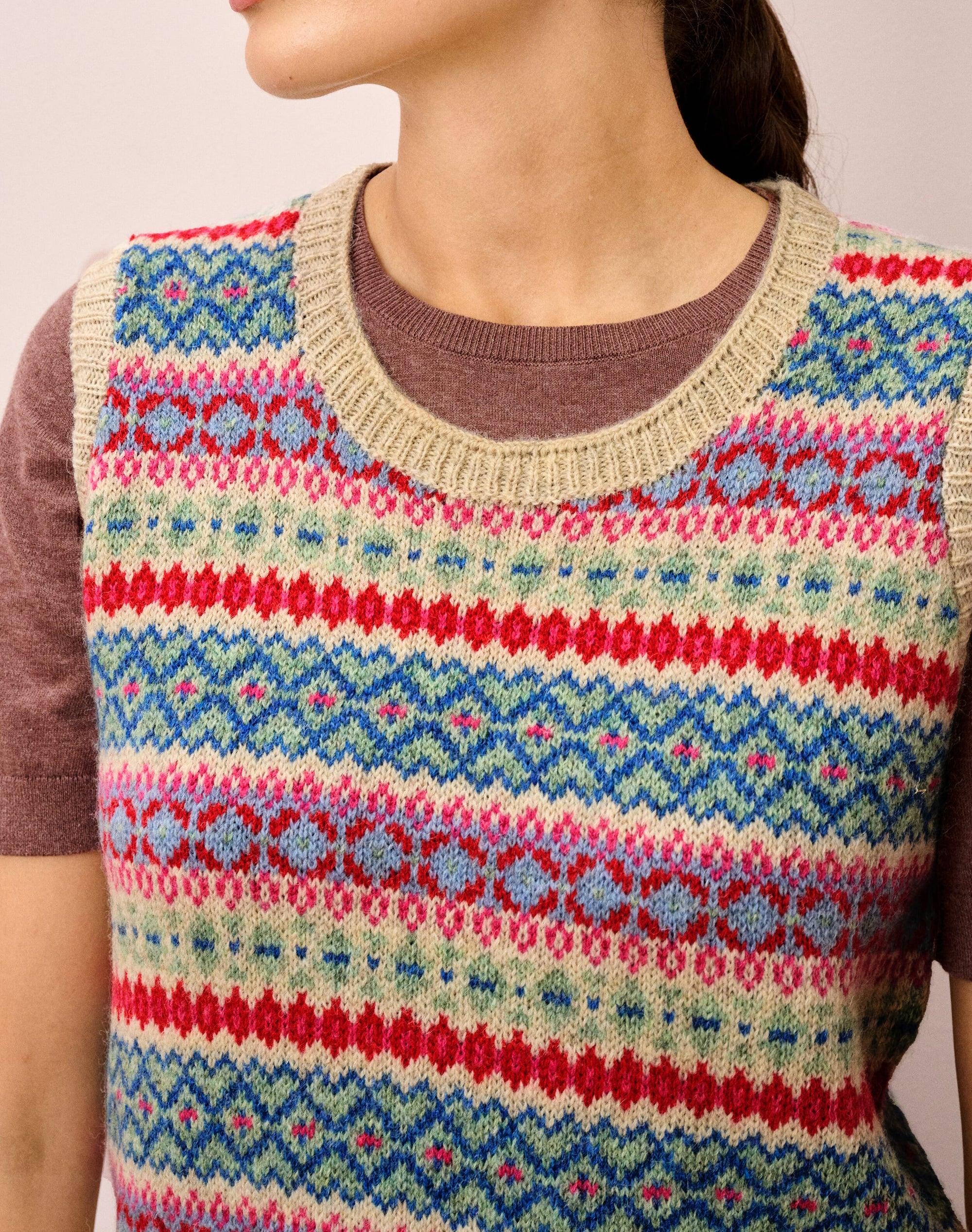 Wool Fair Isle Tank