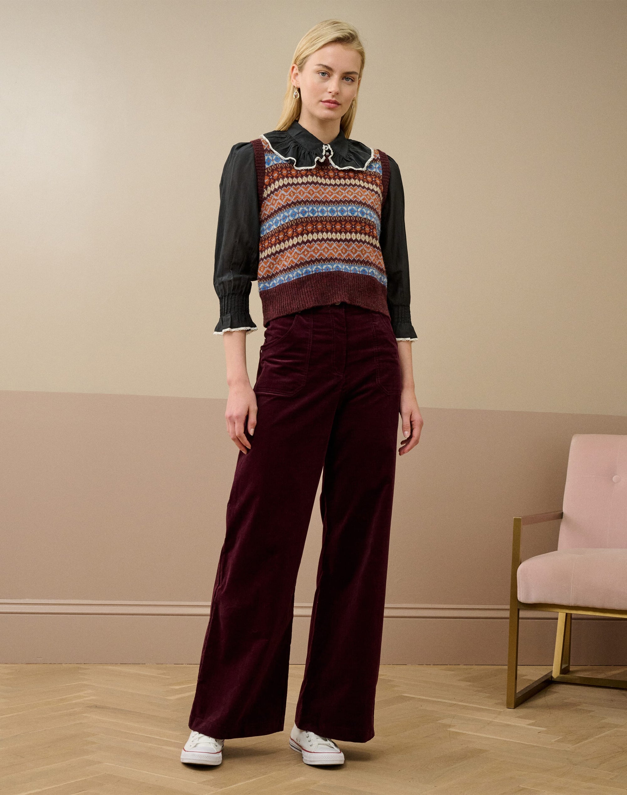 Wool Fair Isle Tank