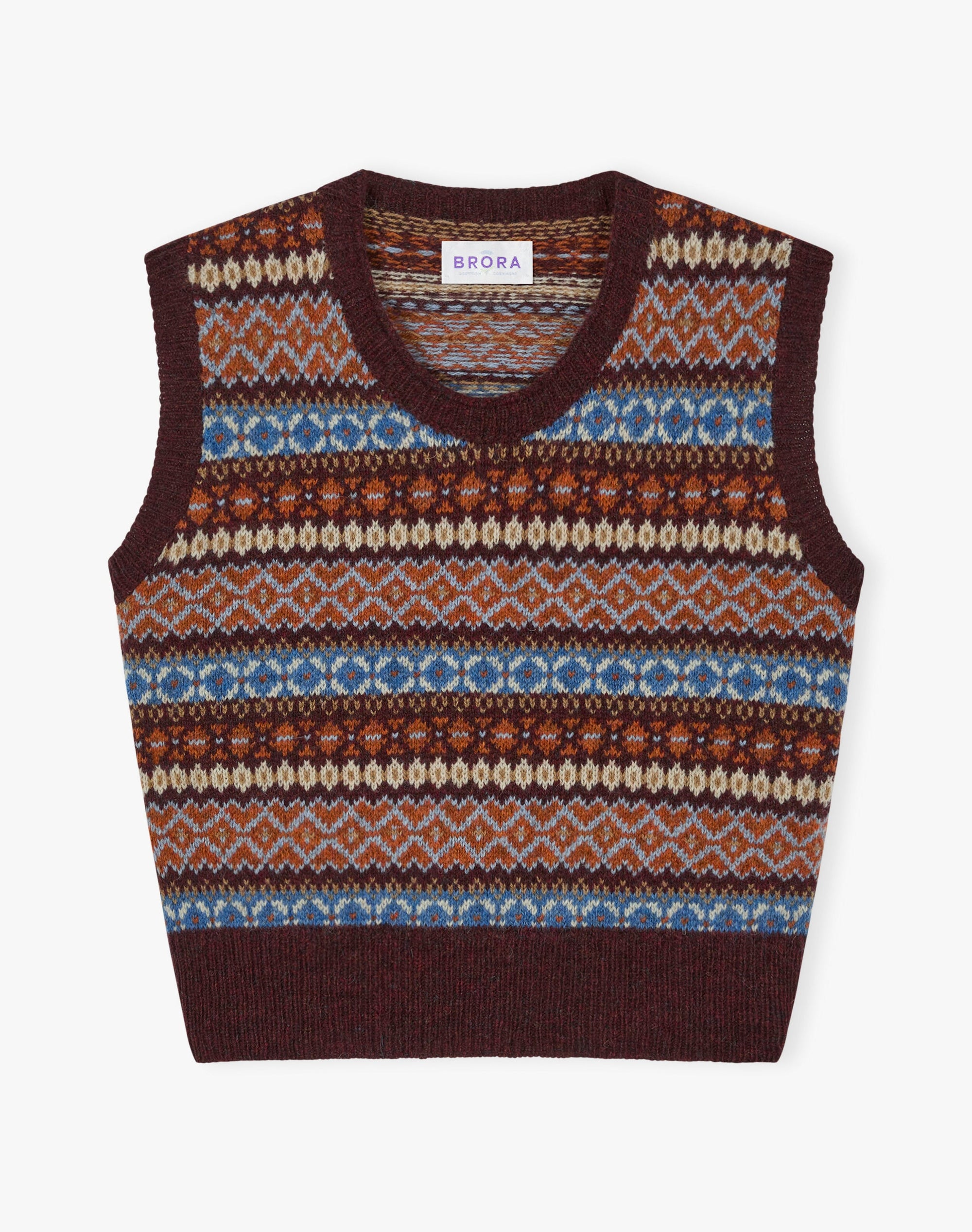 Wool Fair Isle Tank