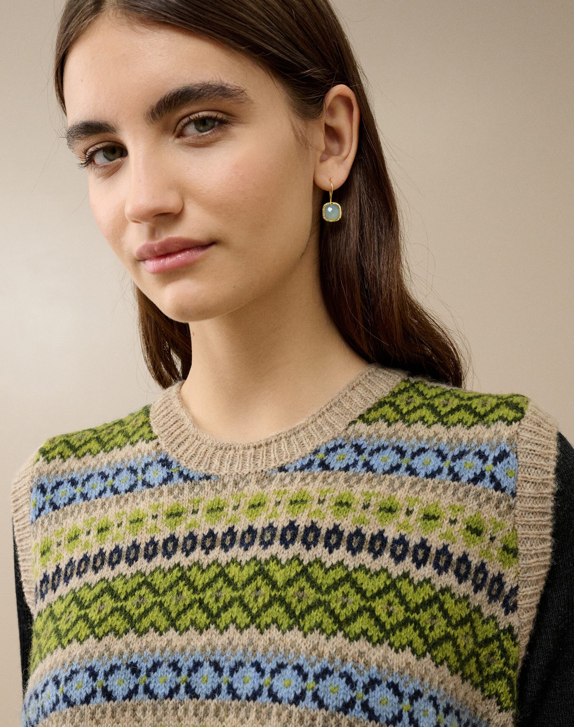 Wool Fair Isle Tank