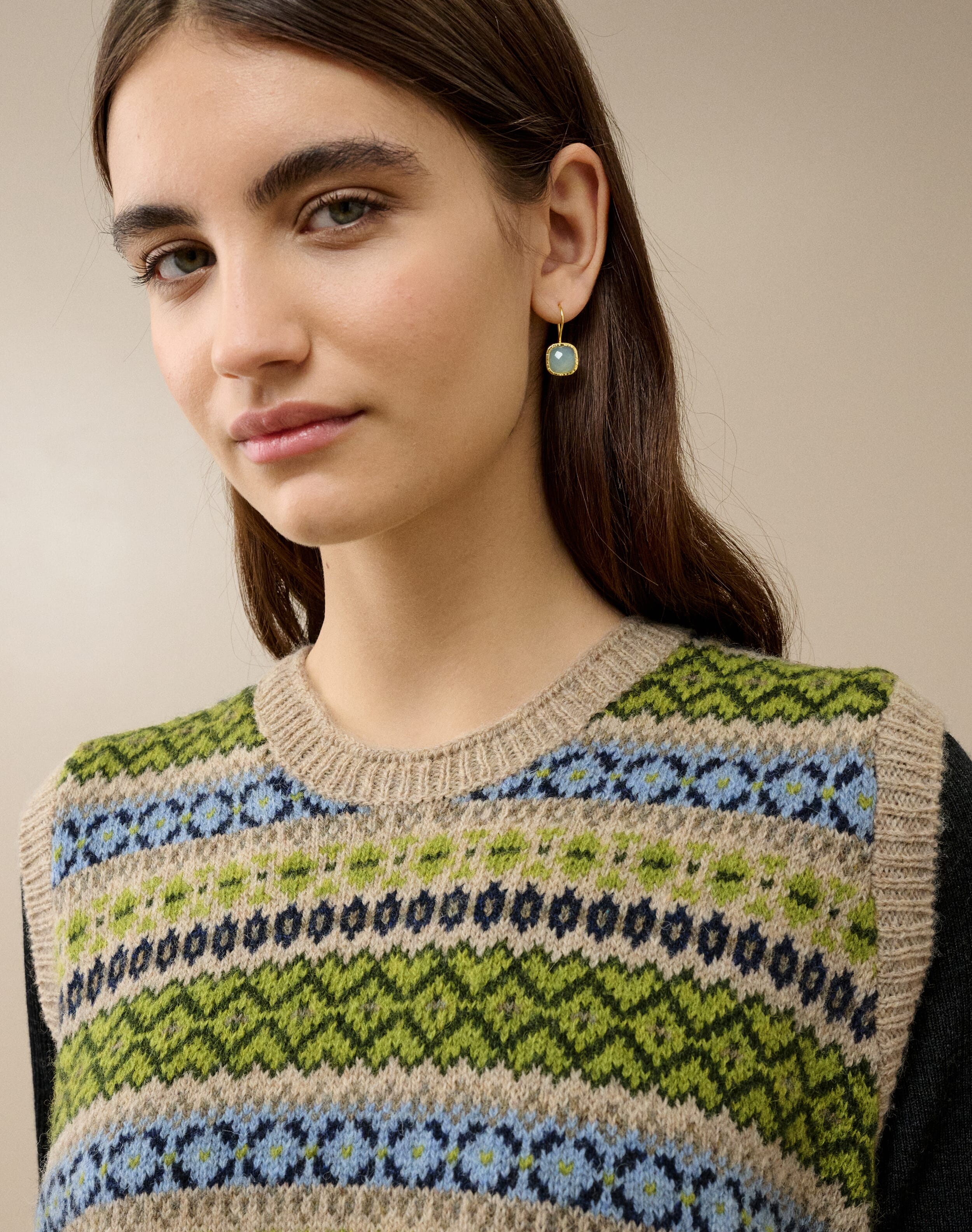 Wool Fair Isle Tank