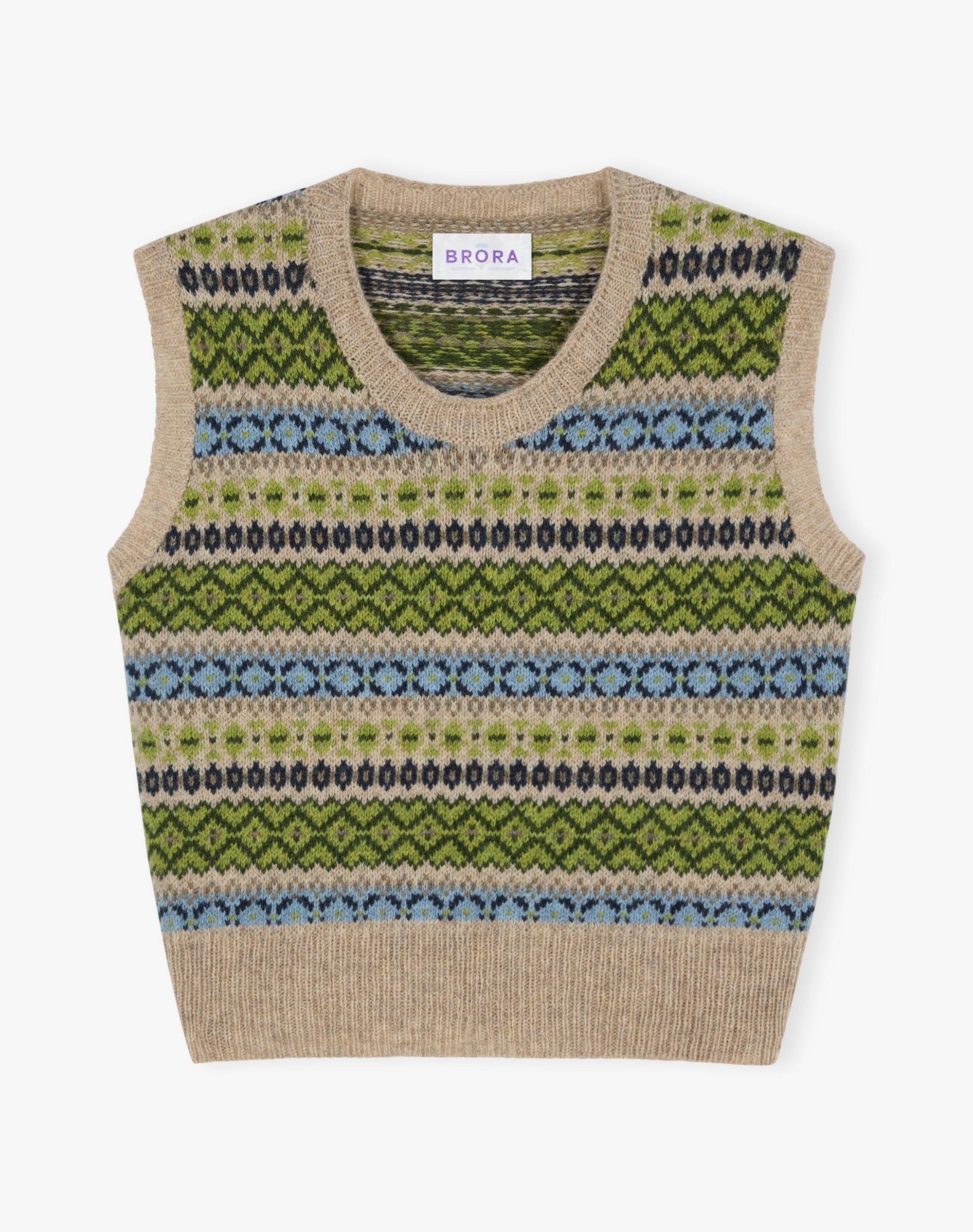 Wool Fair Isle Tank